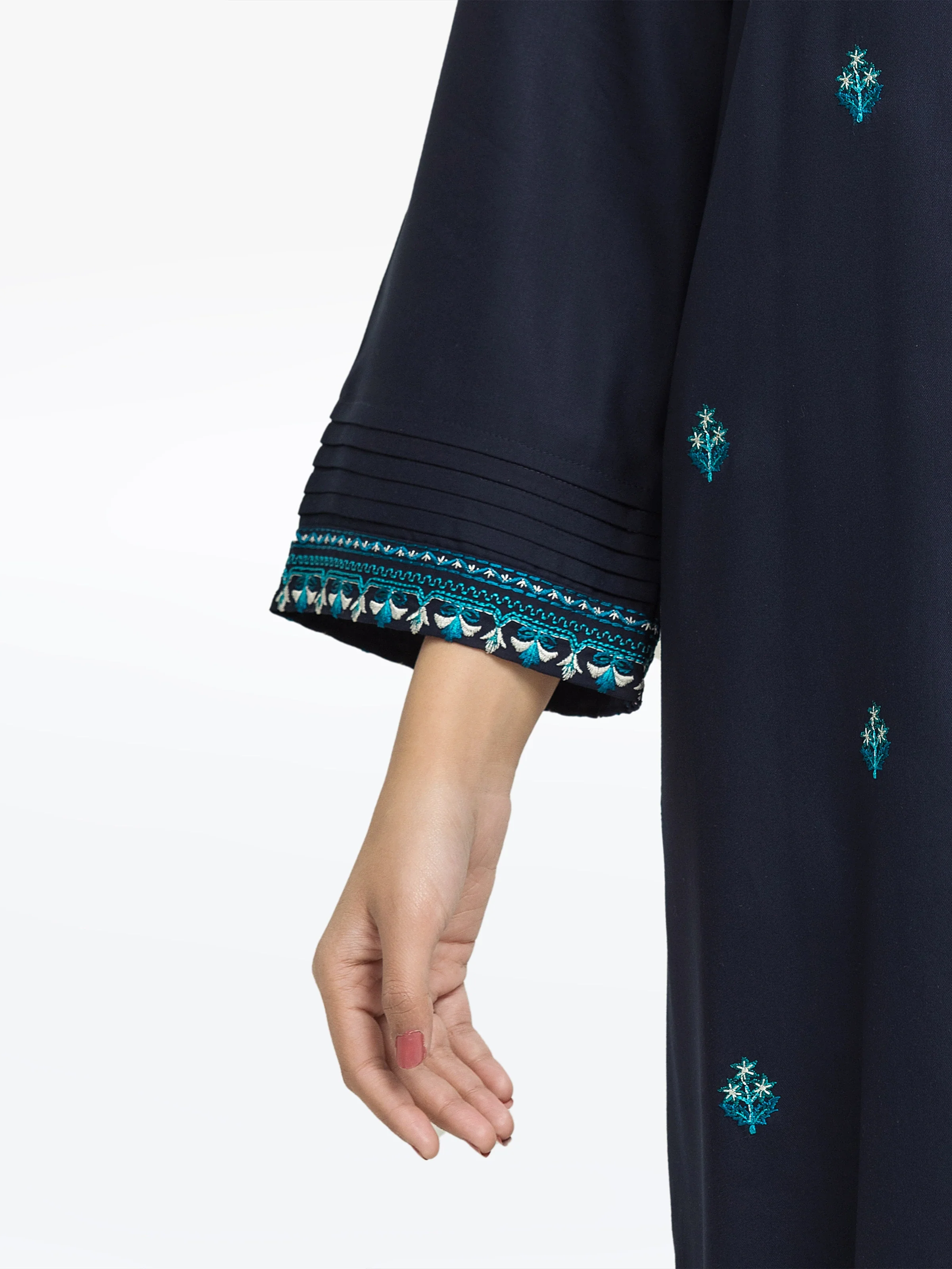 Pret Embroidered Marina Twill Viscose Shirt Trouser - EWTKE24-81548ST - Image 4