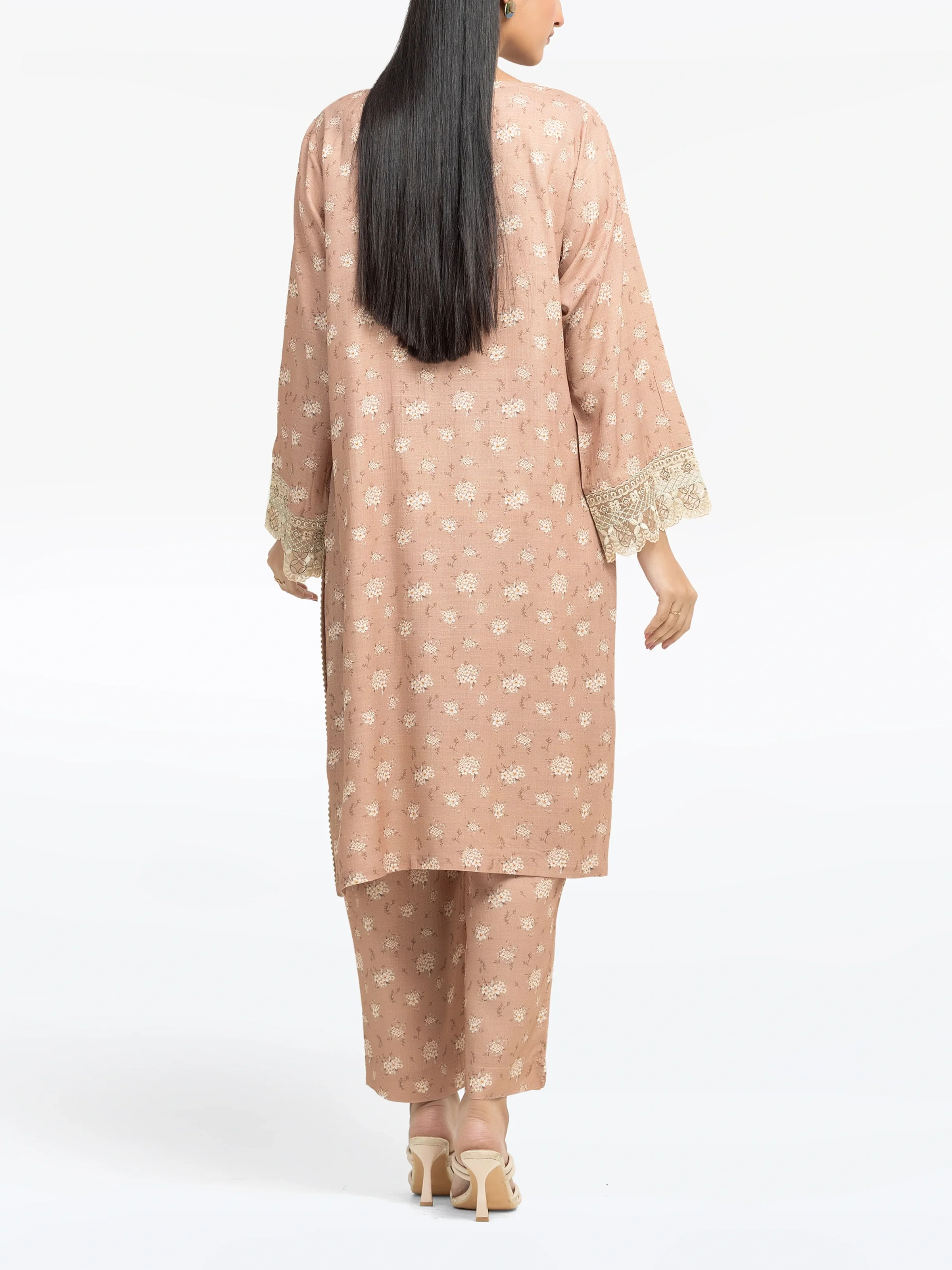 Pret Embroidered Raw Silk Co-Ord Set - EWTKE24-81512ST - Image 6