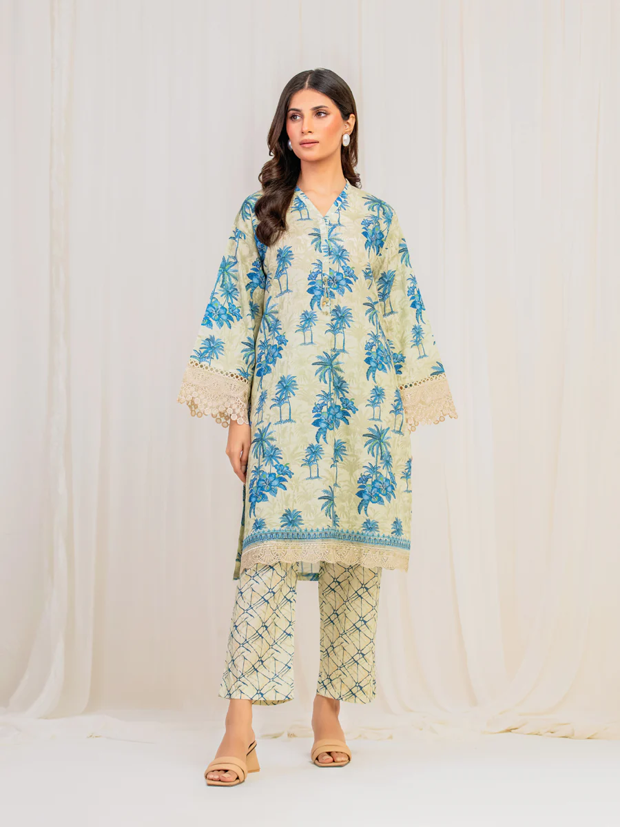 Pret Embroidered Self Jacquard Co-Ord Set - EWTKE5-81686ST
