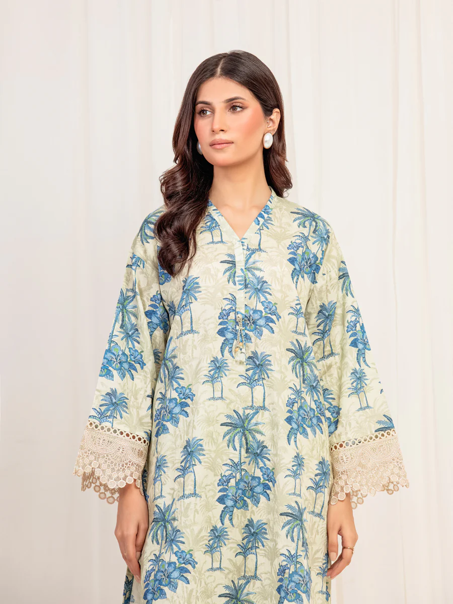Pret Embroidered Self Jacquard Co-Ord Set - EWTKE5-81686ST - Image 2