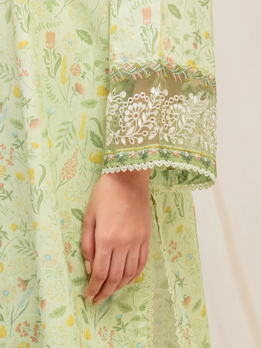 Pret Embroidered Self Jacquard Co-Ord Set - EWTKE5-81689ST - Image 3