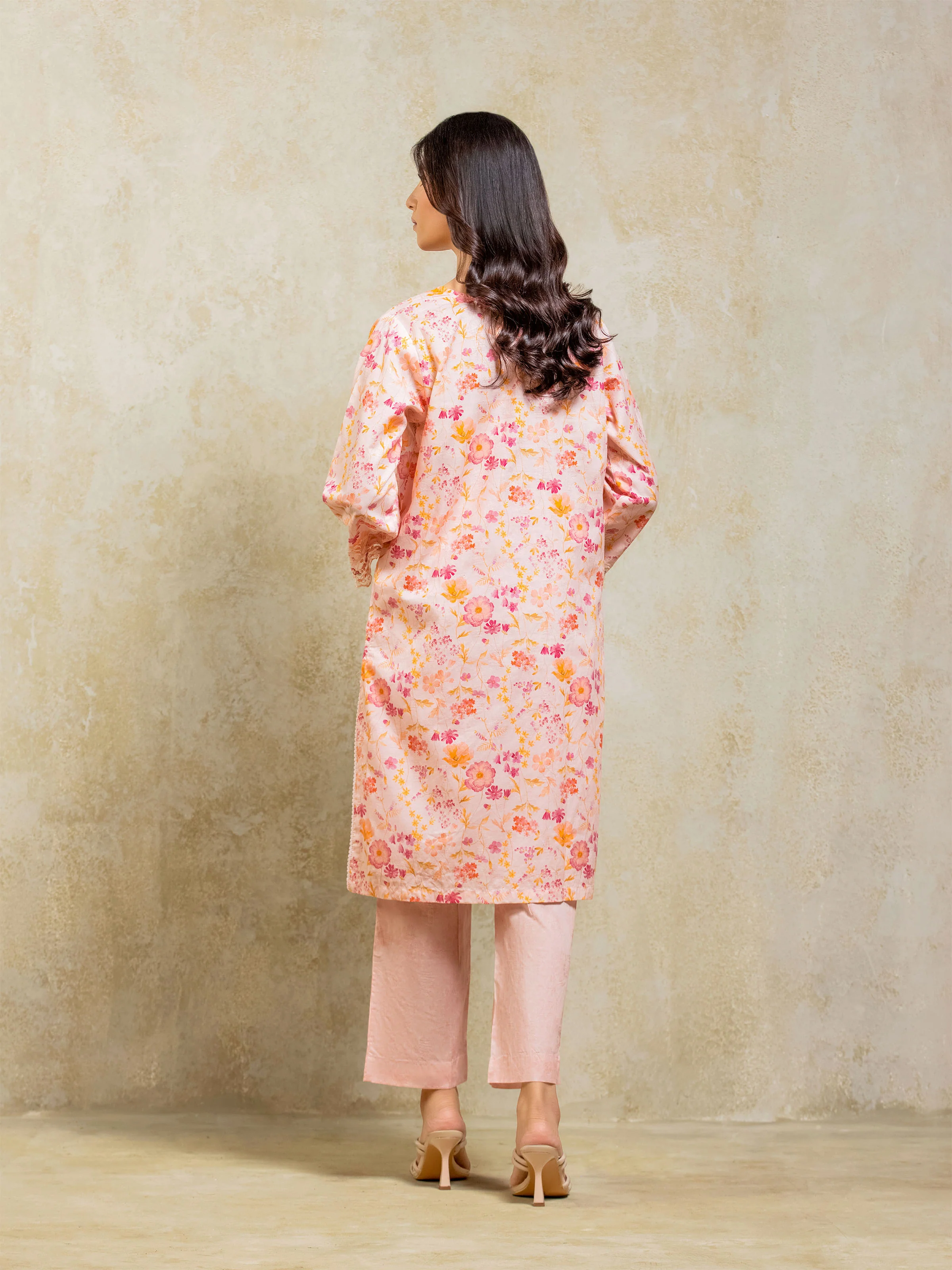 Pret Embroidered Self Jacquard Co-Ord Set - EWTKE5-81691ST - Image 5