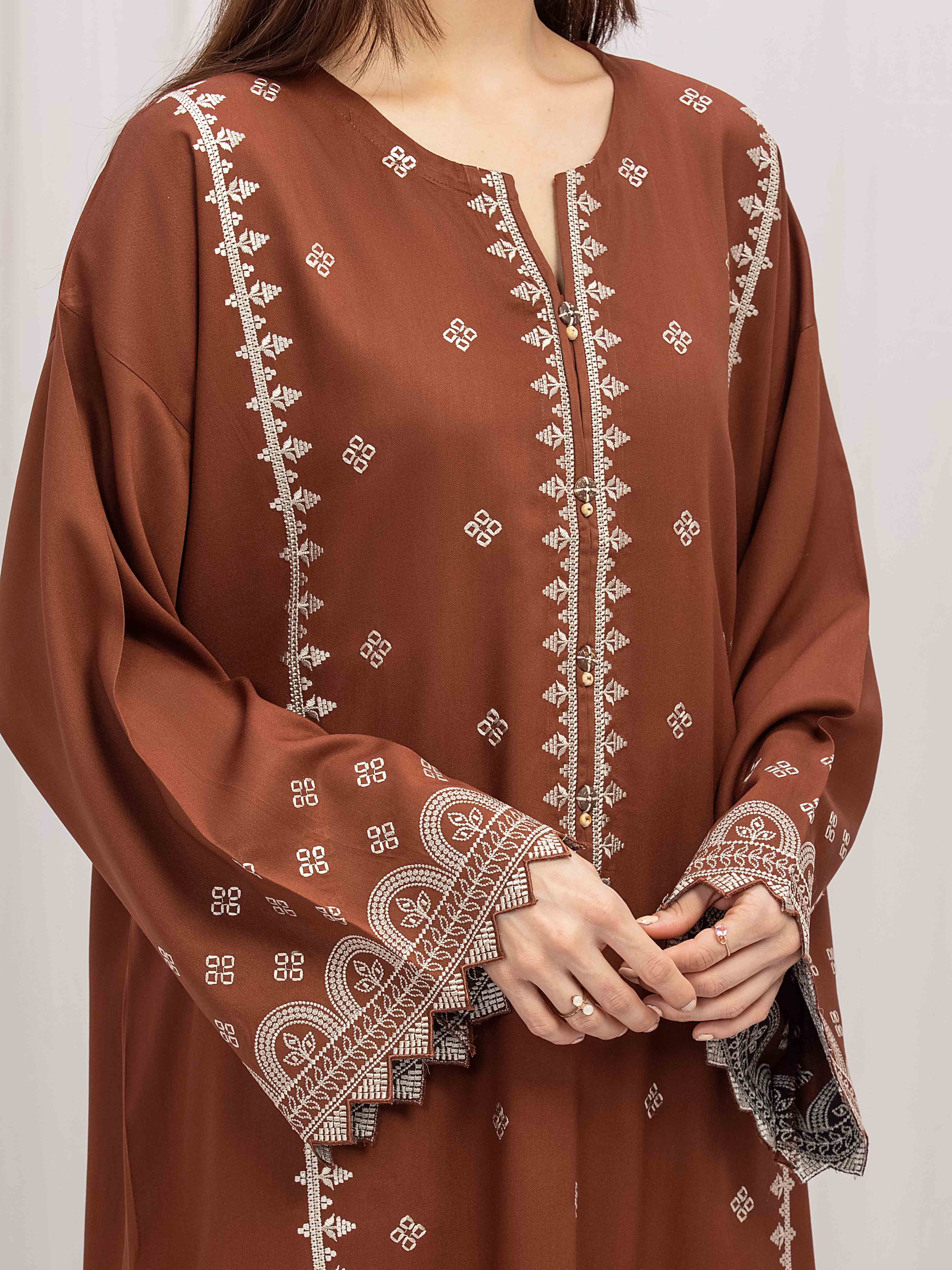 Pret Embroidered Marina Viscose Co-Ord Set - EWTKE24-81543ST - Image 3