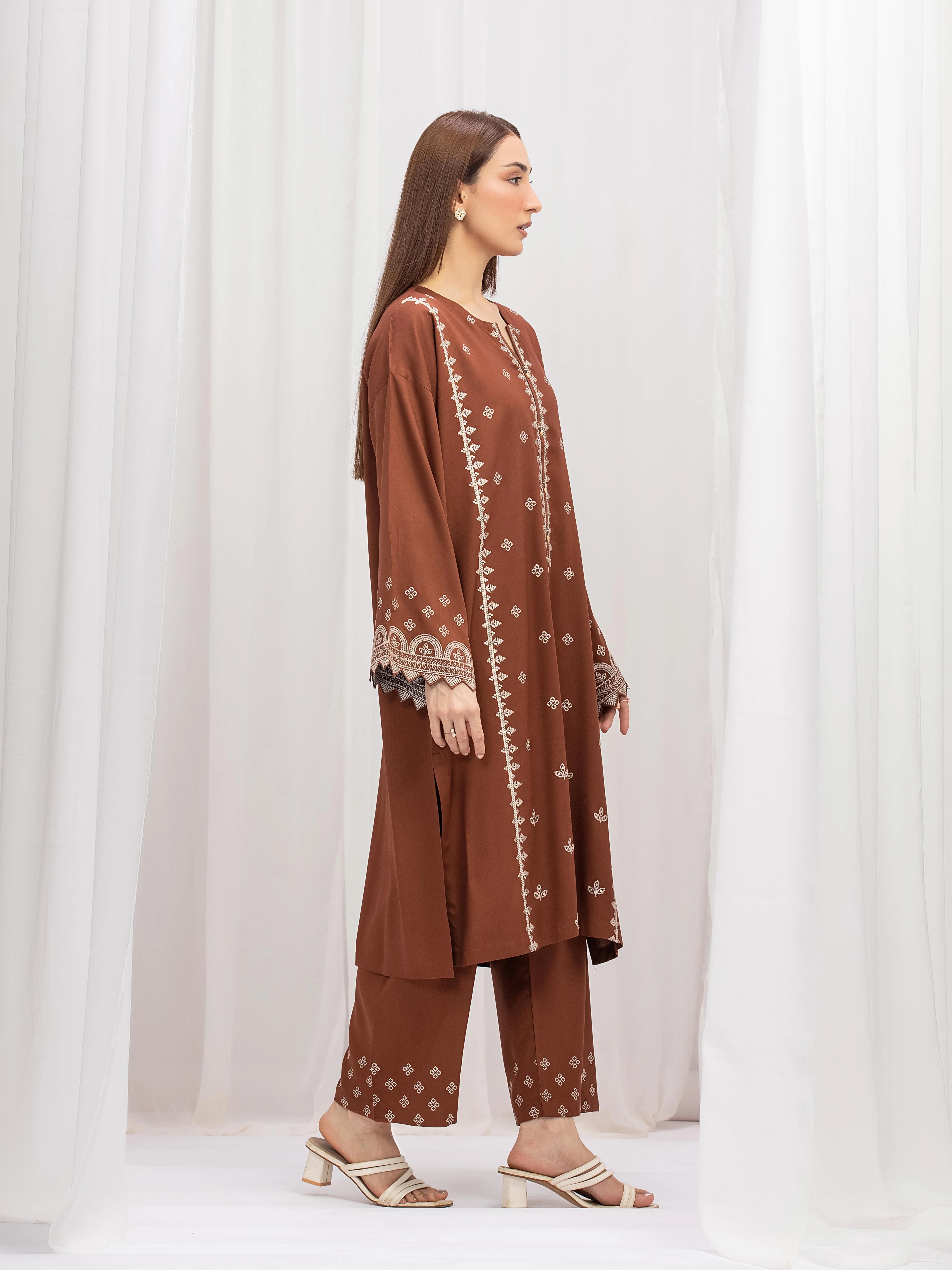 Pret Embroidered Marina Viscose Co-Ord Set - EWTKE24-81543ST - Image 4
