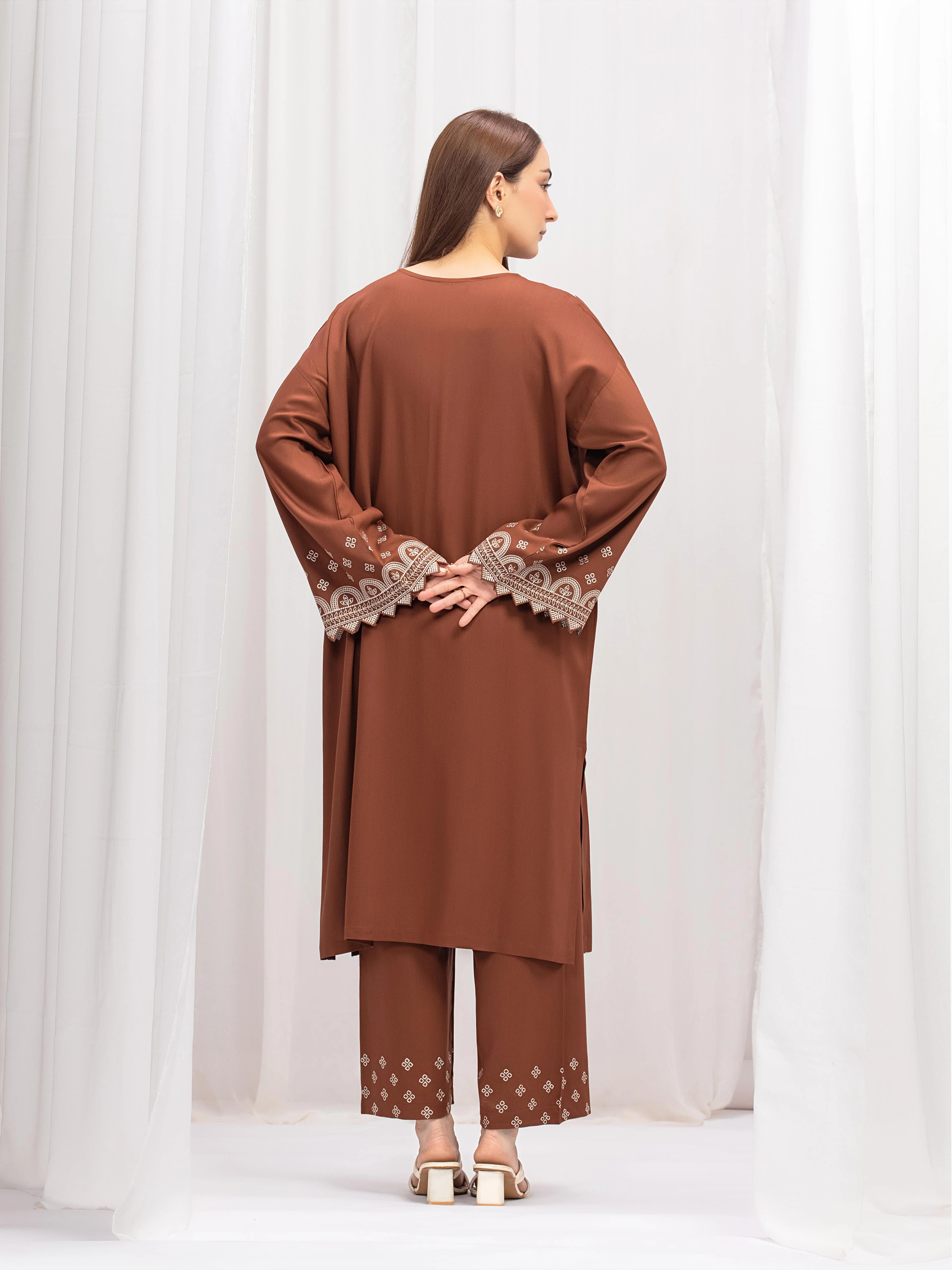 Pret Embroidered Marina Viscose Co-Ord Set - EWTKE24-81543ST - Image 5