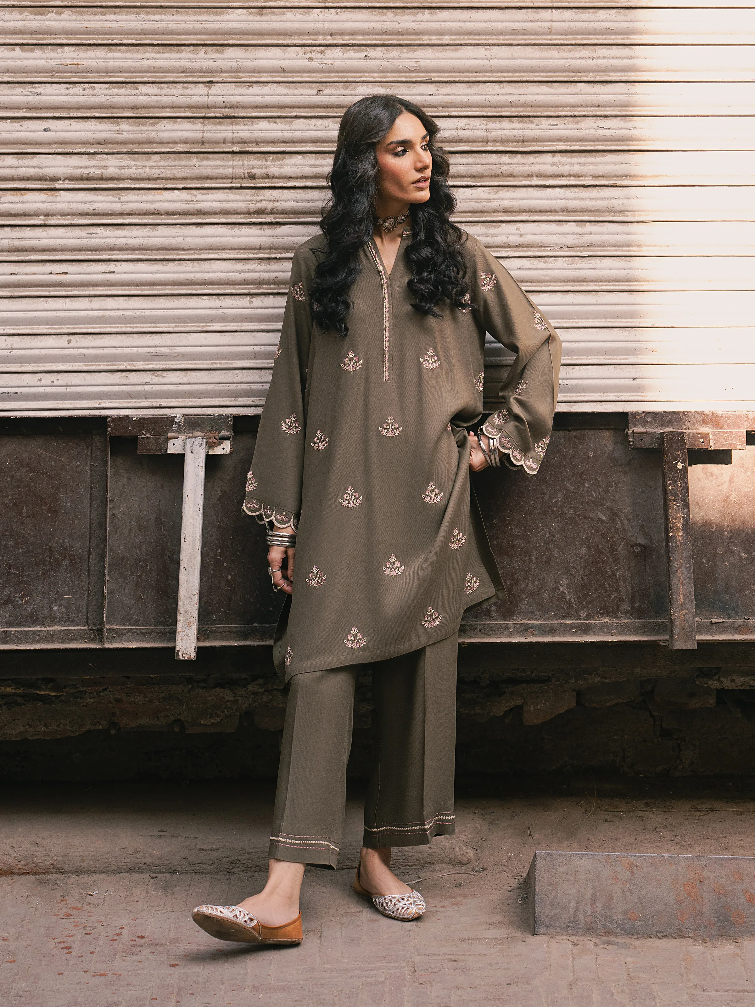 Pret Embroidered Viscose Co-Ord Set - EWTKED5-84053ST - Image 2