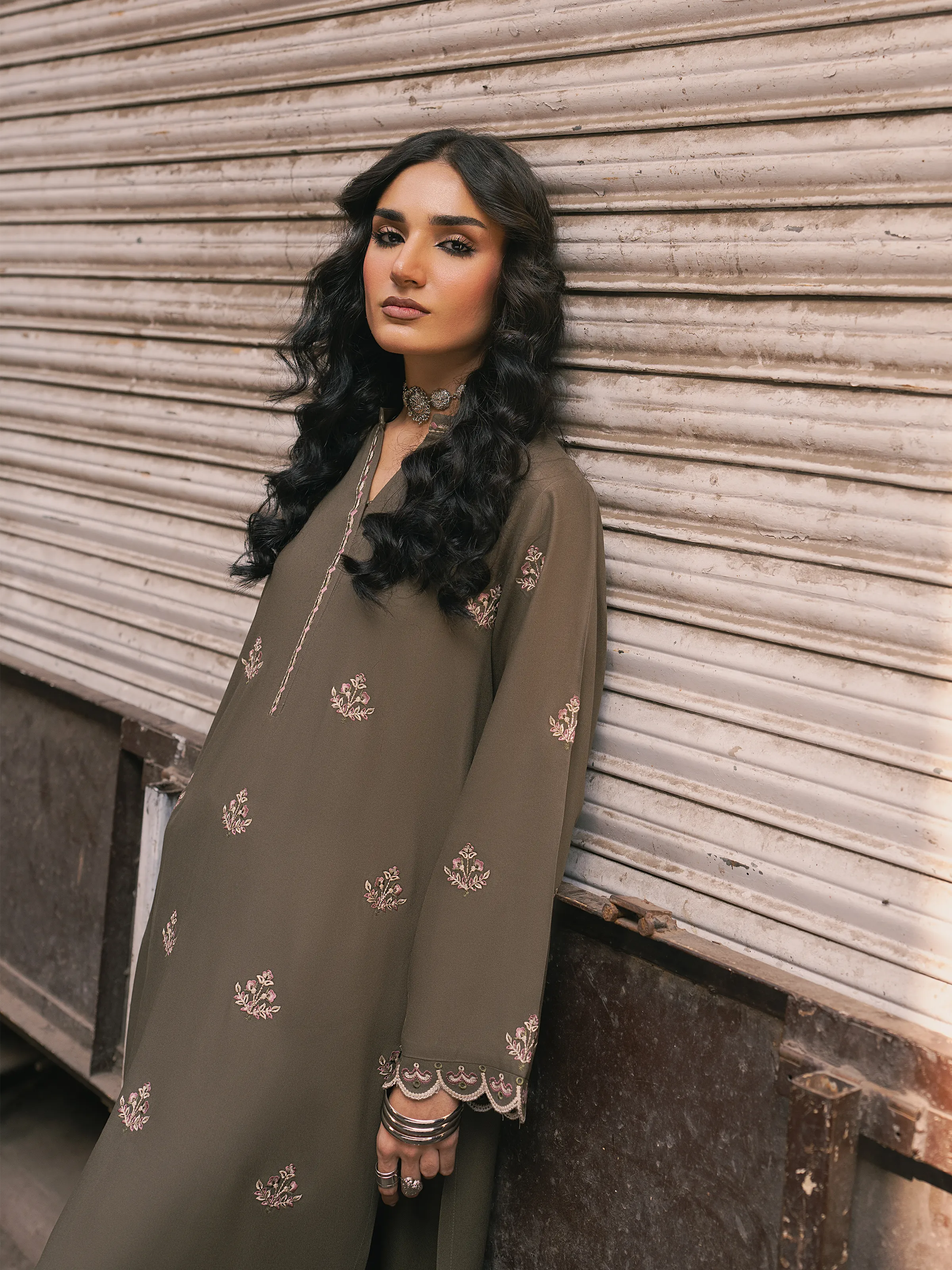 Pret Embroidered Viscose Co-Ord Set - EWTKED5-84053ST - Image 4
