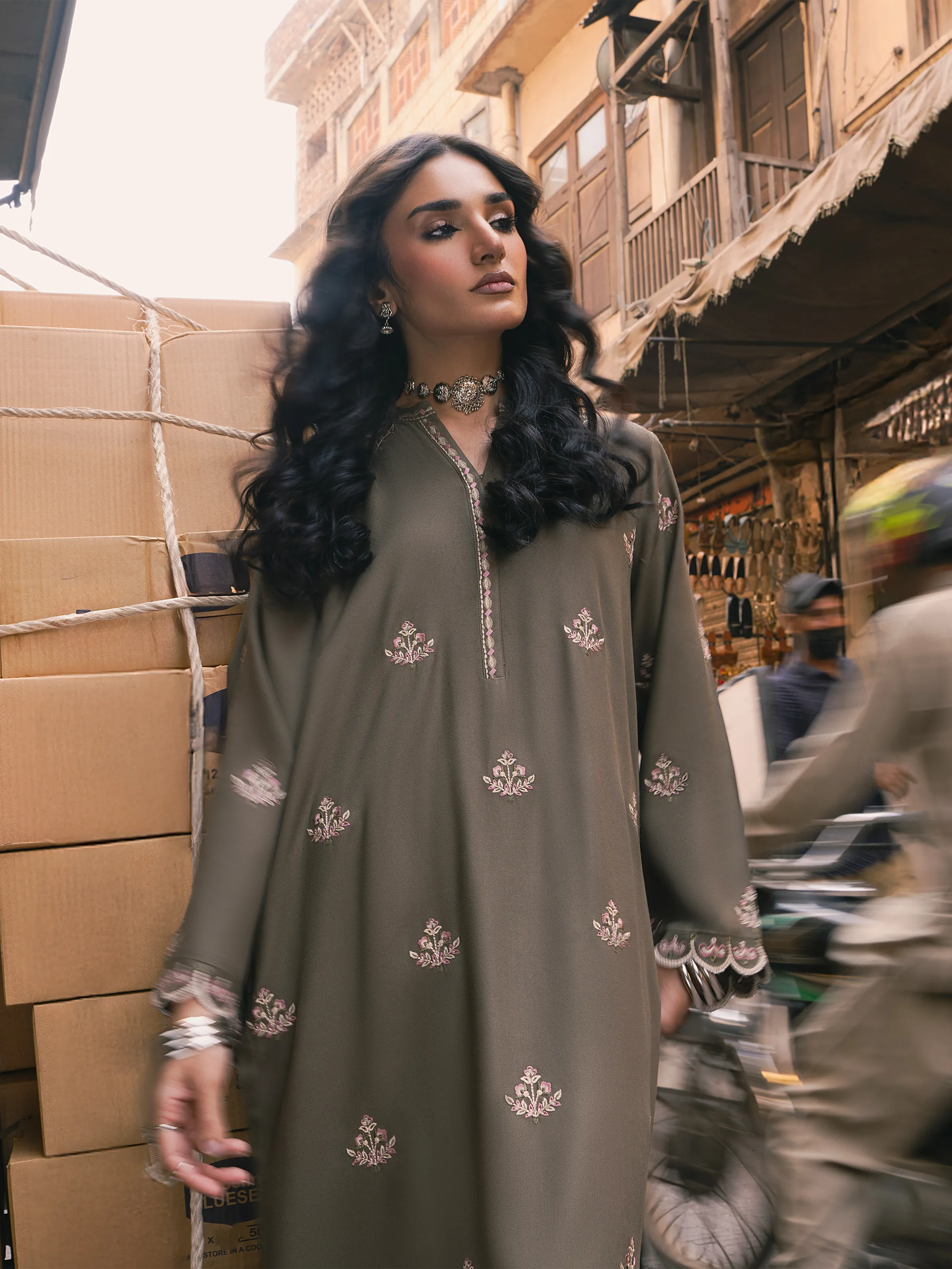 Pret Embroidered Viscose Co-Ord Set - EWTKED5-84053ST - Image 5