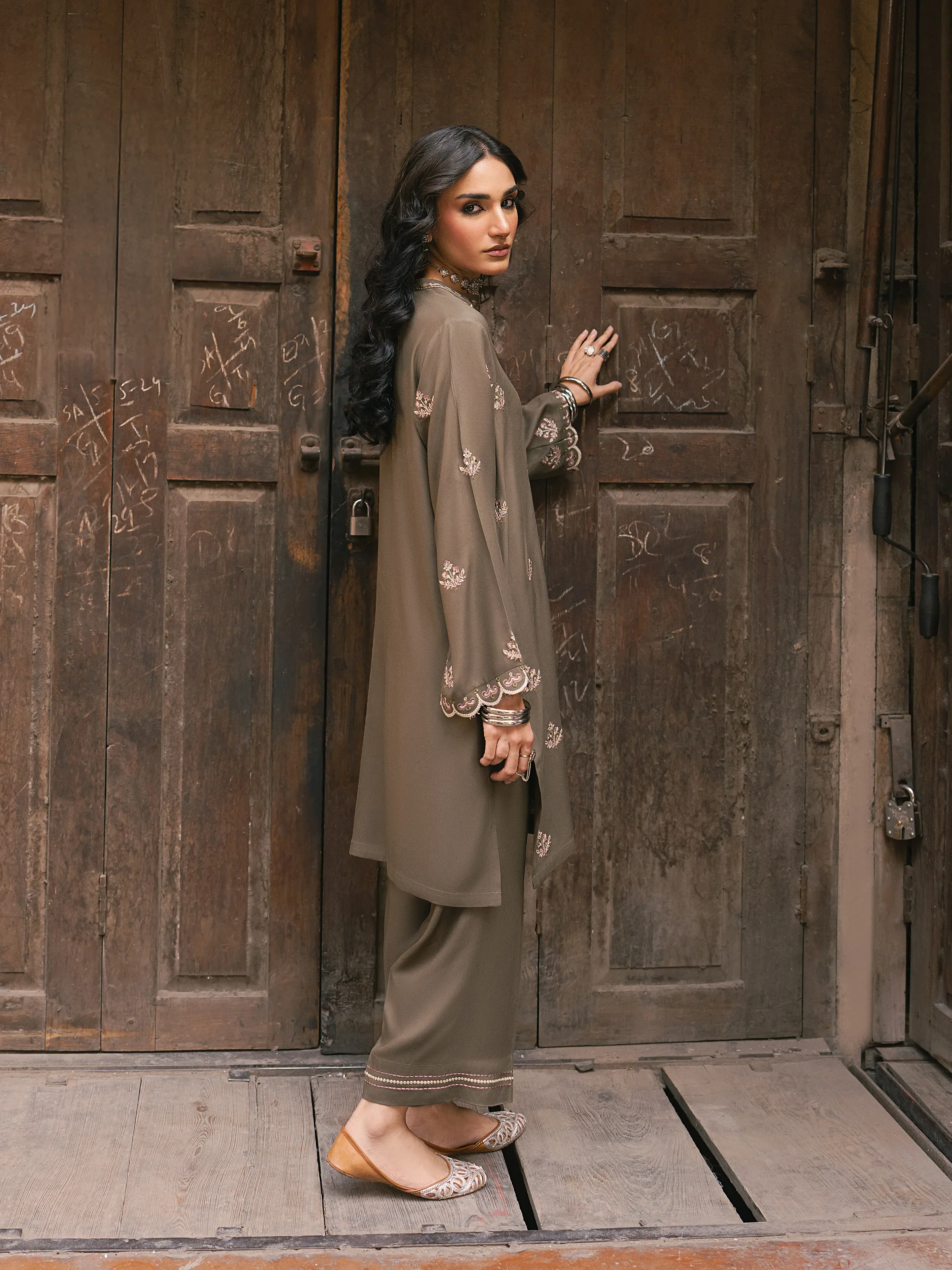 Pret Embroidered Viscose Co-Ord Set - EWTKED5-84053ST - Image 6