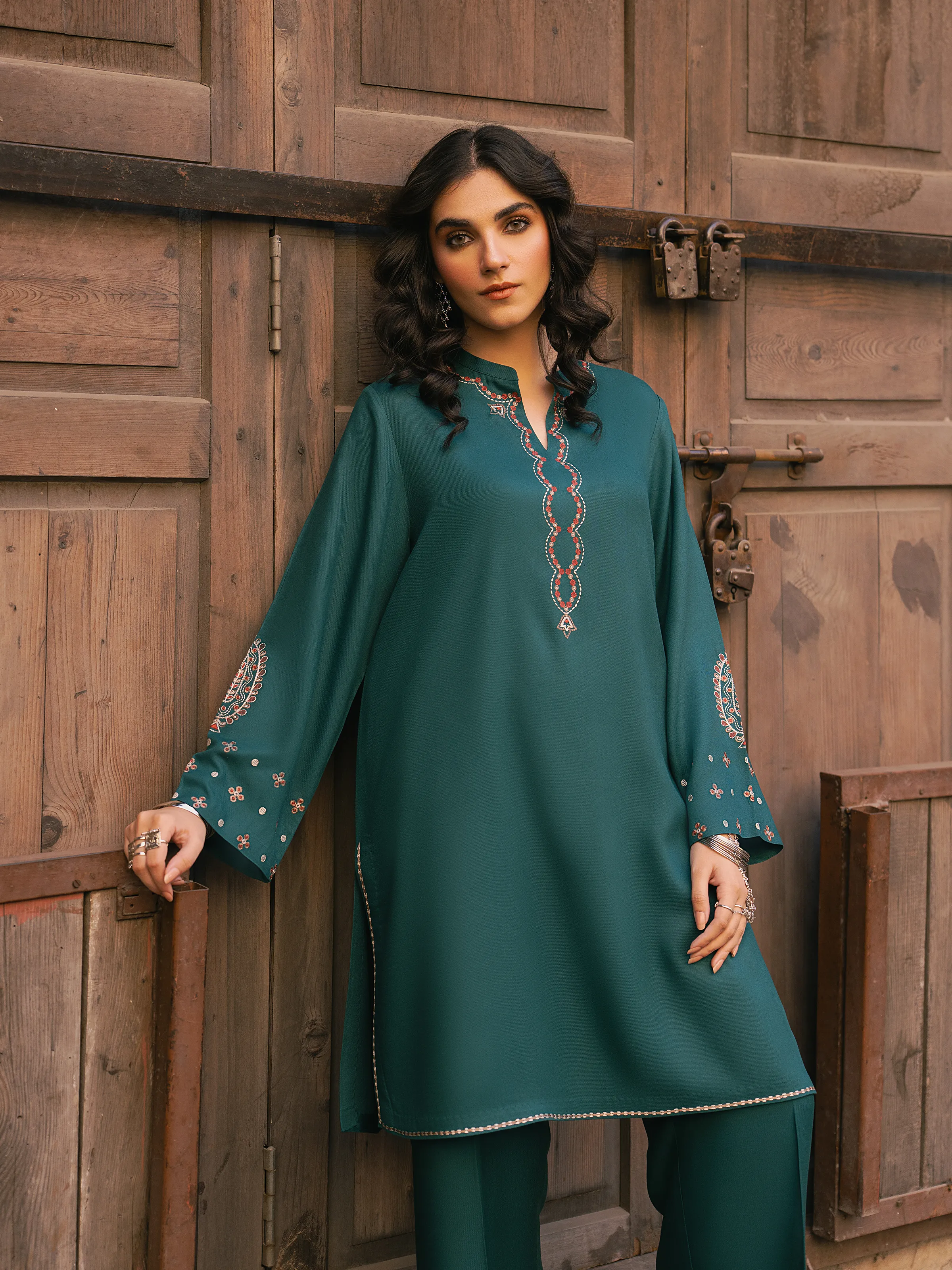 Pret Embroidered Viscose Co-Ord Set - EWTKED5-84054ST - Image 2