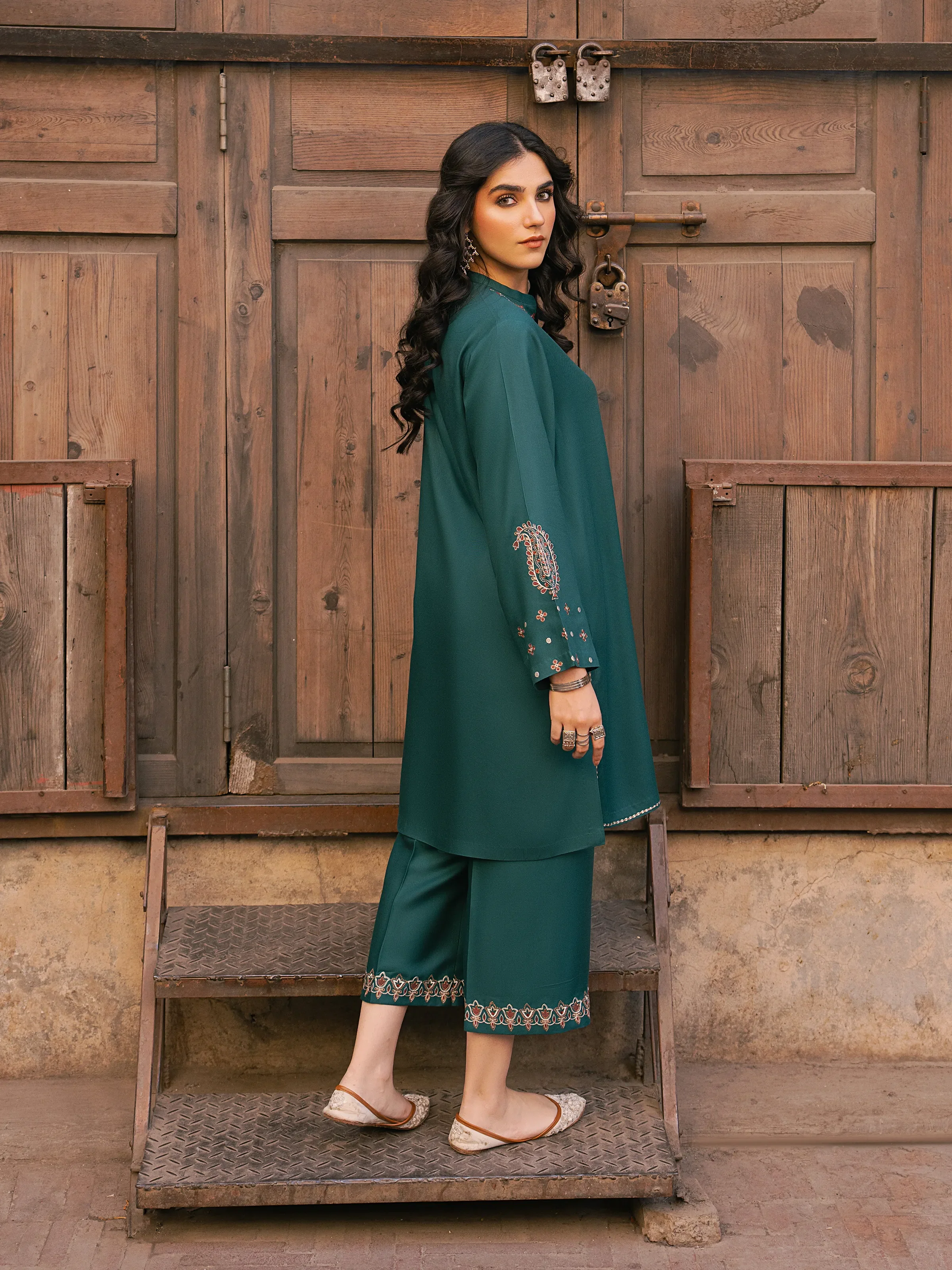 Pret Embroidered Viscose Co-Ord Set - EWTKED5-84054ST - Image 6