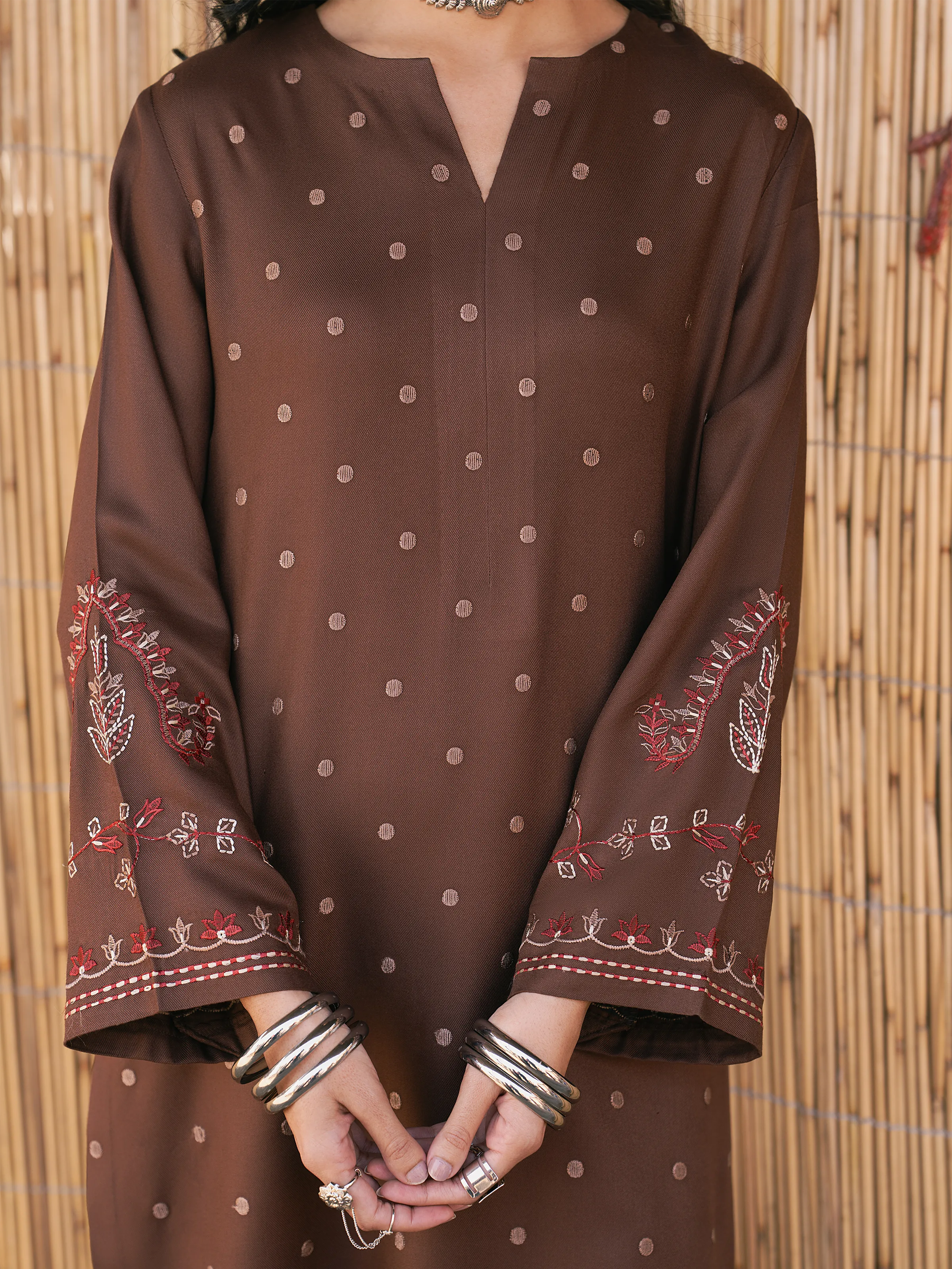 Pret Embroidered Viscose Co-Ord Set - EWTKED5-84055ST - Image 3