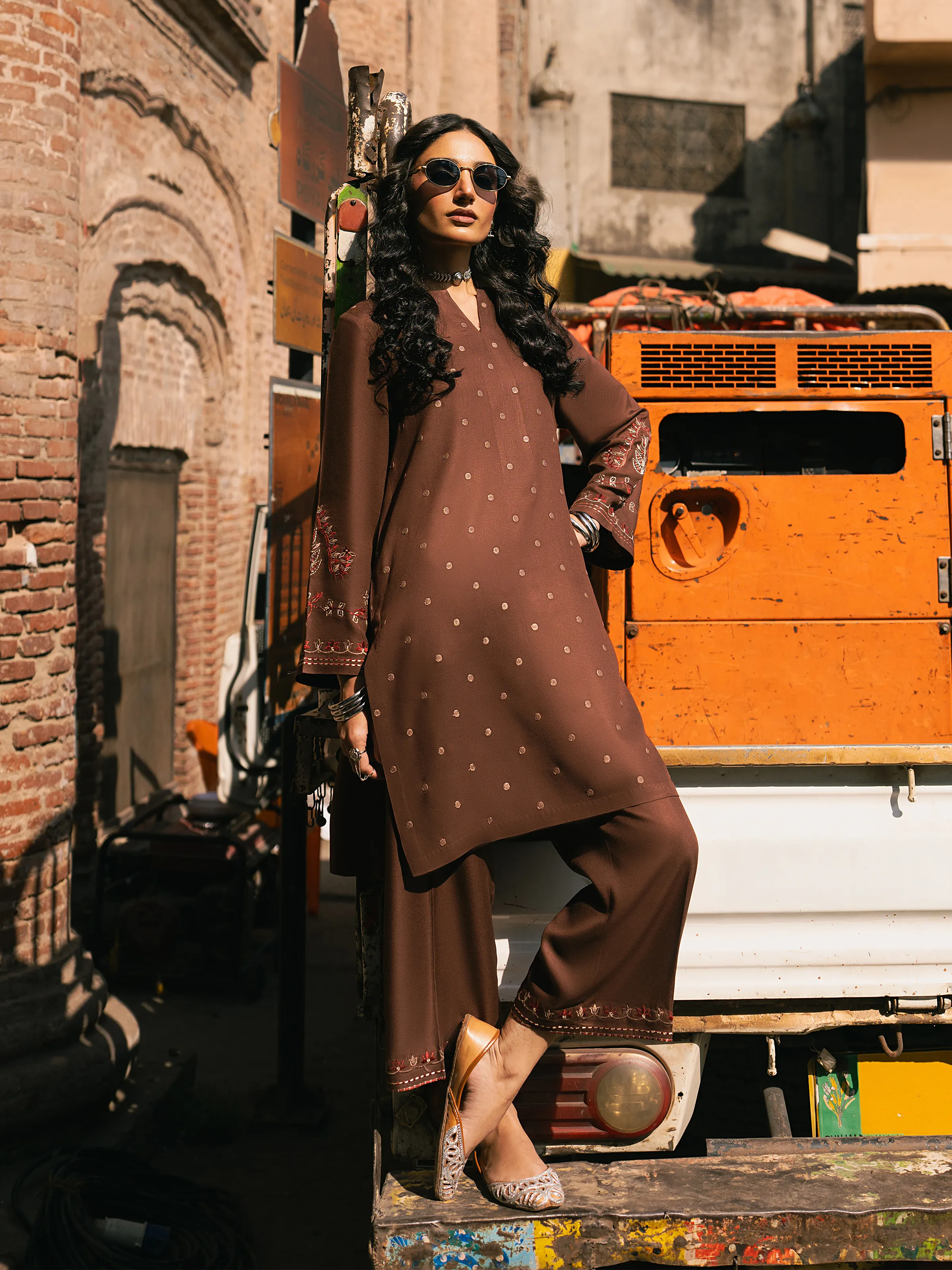 Pret Embroidered Viscose Co-Ord Set - EWTKED5-84055ST - Image 5