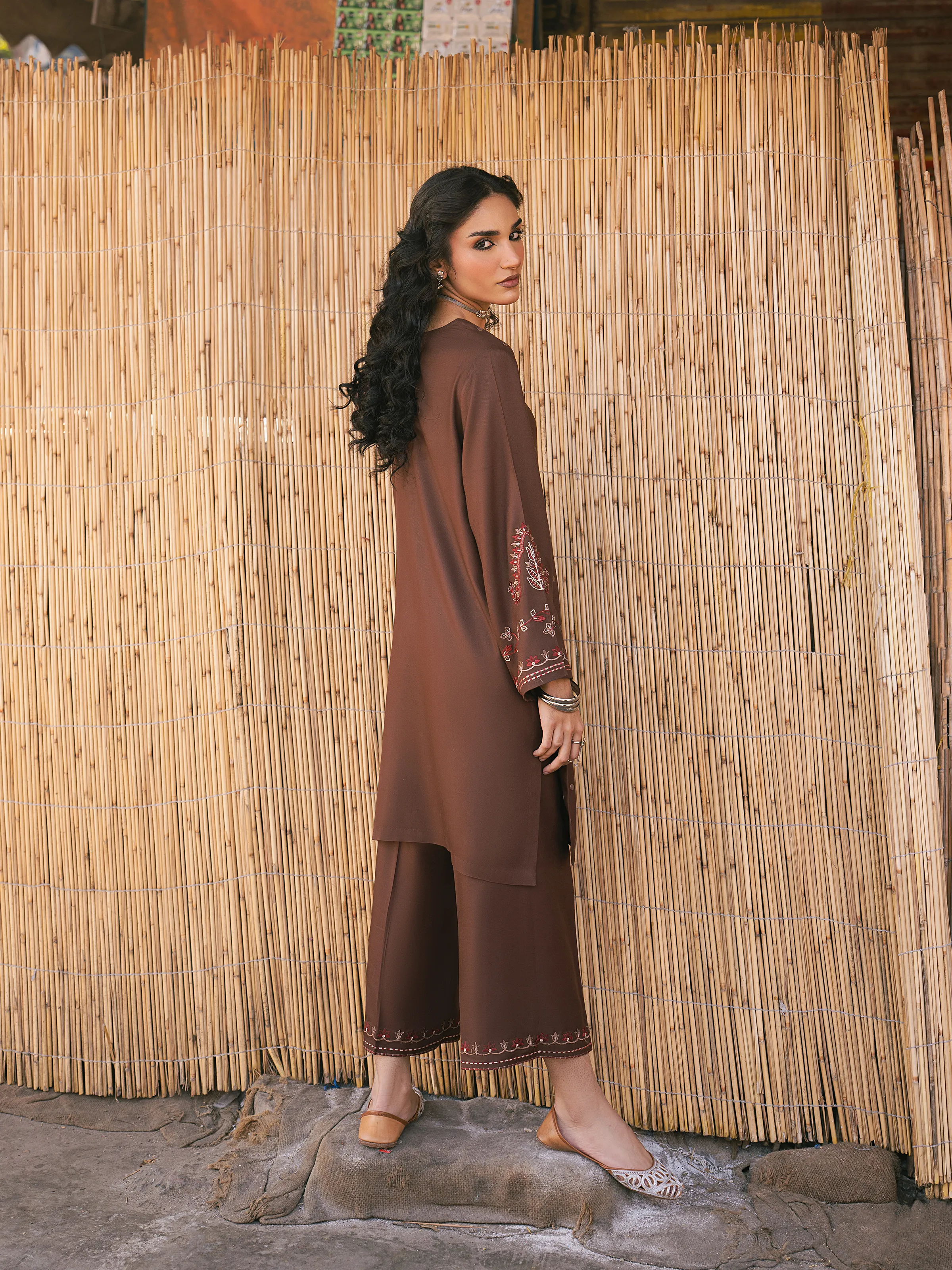 Pret Embroidered Viscose Co-Ord Set - EWTKED5-84055ST - Image 6