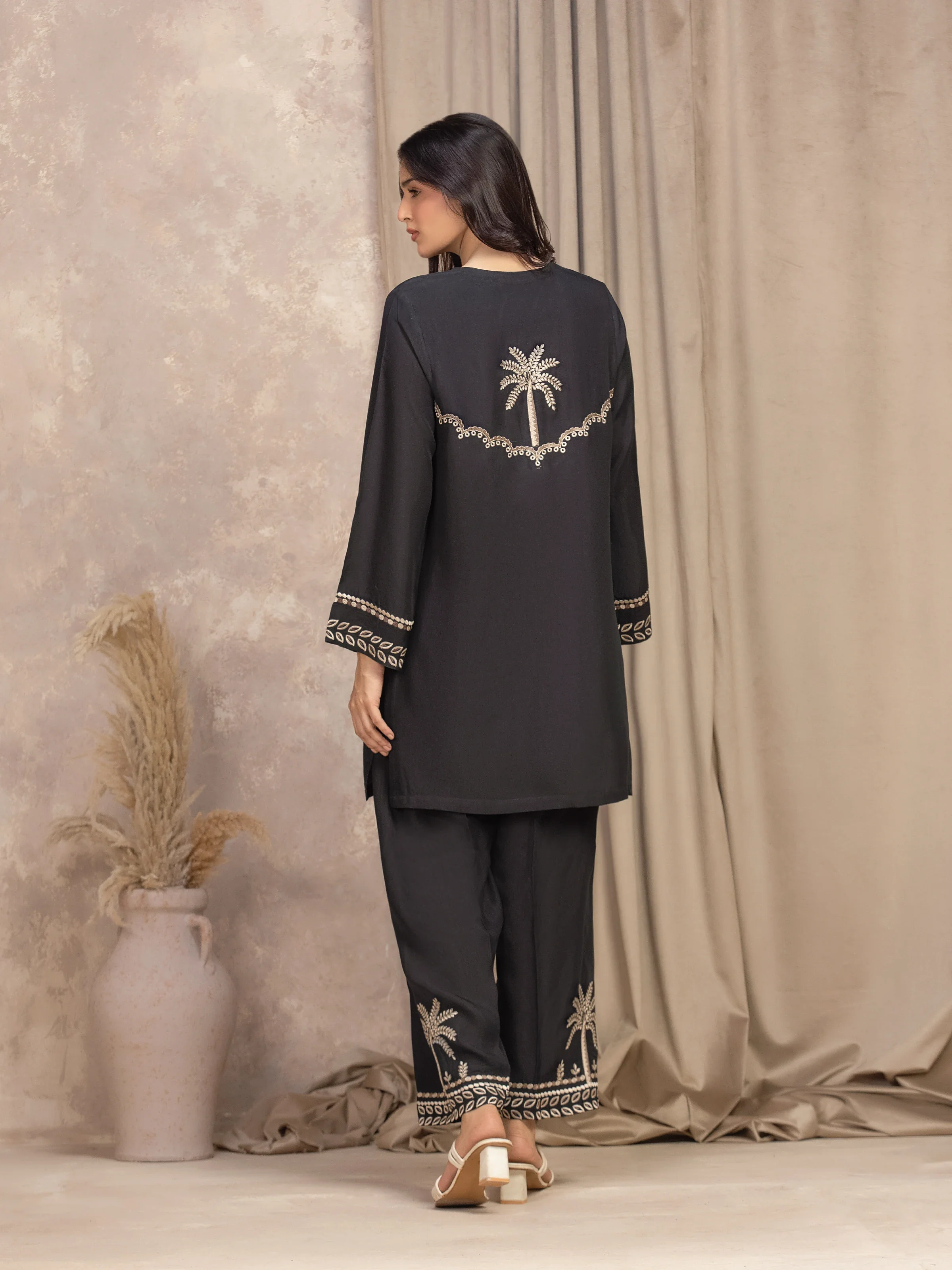 Pret Embroidered Viscose Co-Ord Set - EWTKED5-84067ST - Image 5