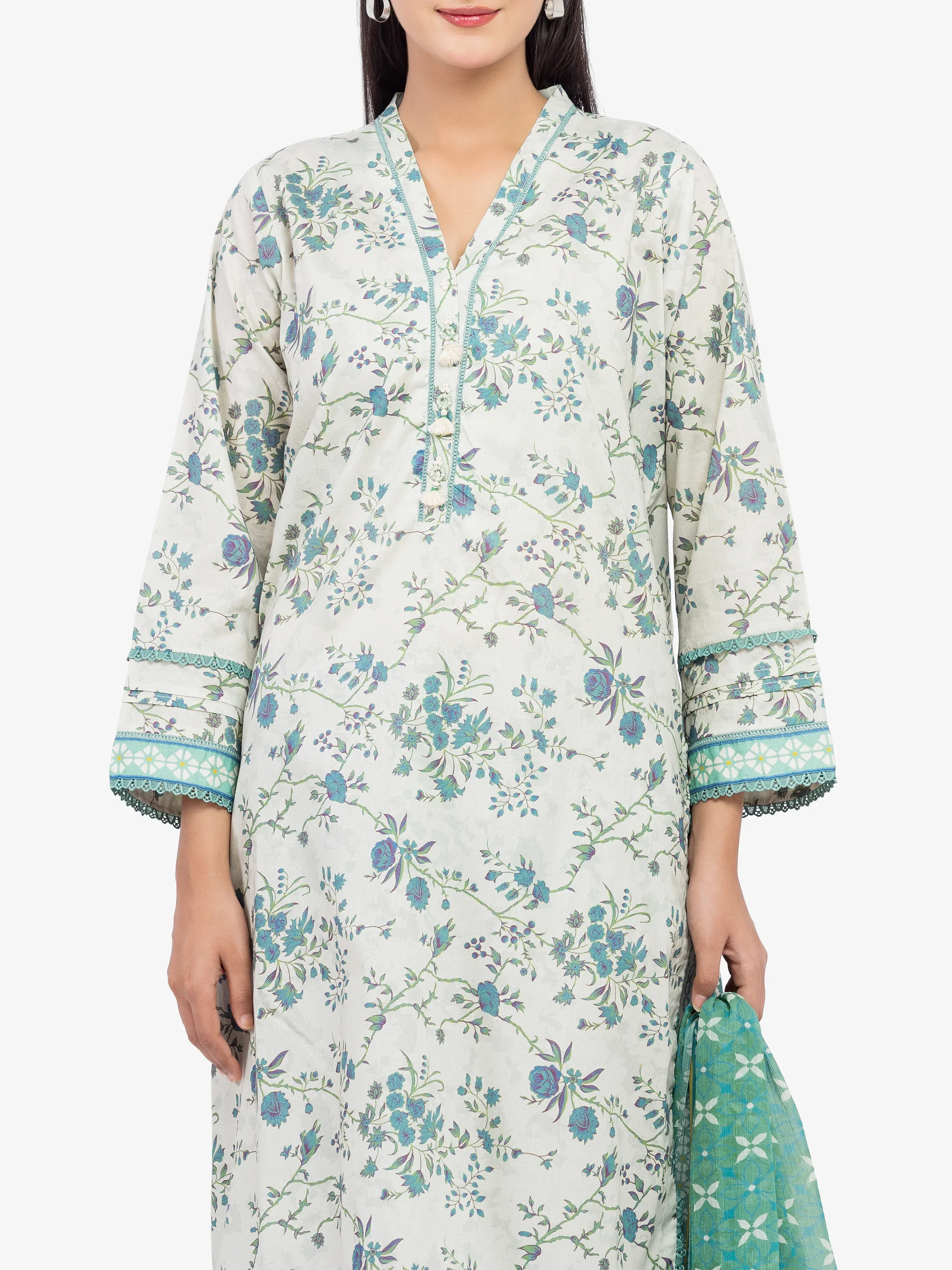 Pret Printed Cambric Suit - EWTKP5-81707-3P - Image 2