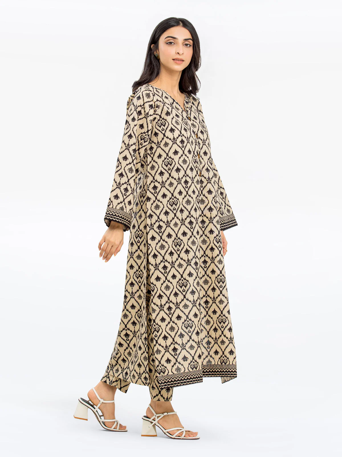Pret Printed Khaddar Shirt Trouser - EWTKP24-69635ST - Image 3