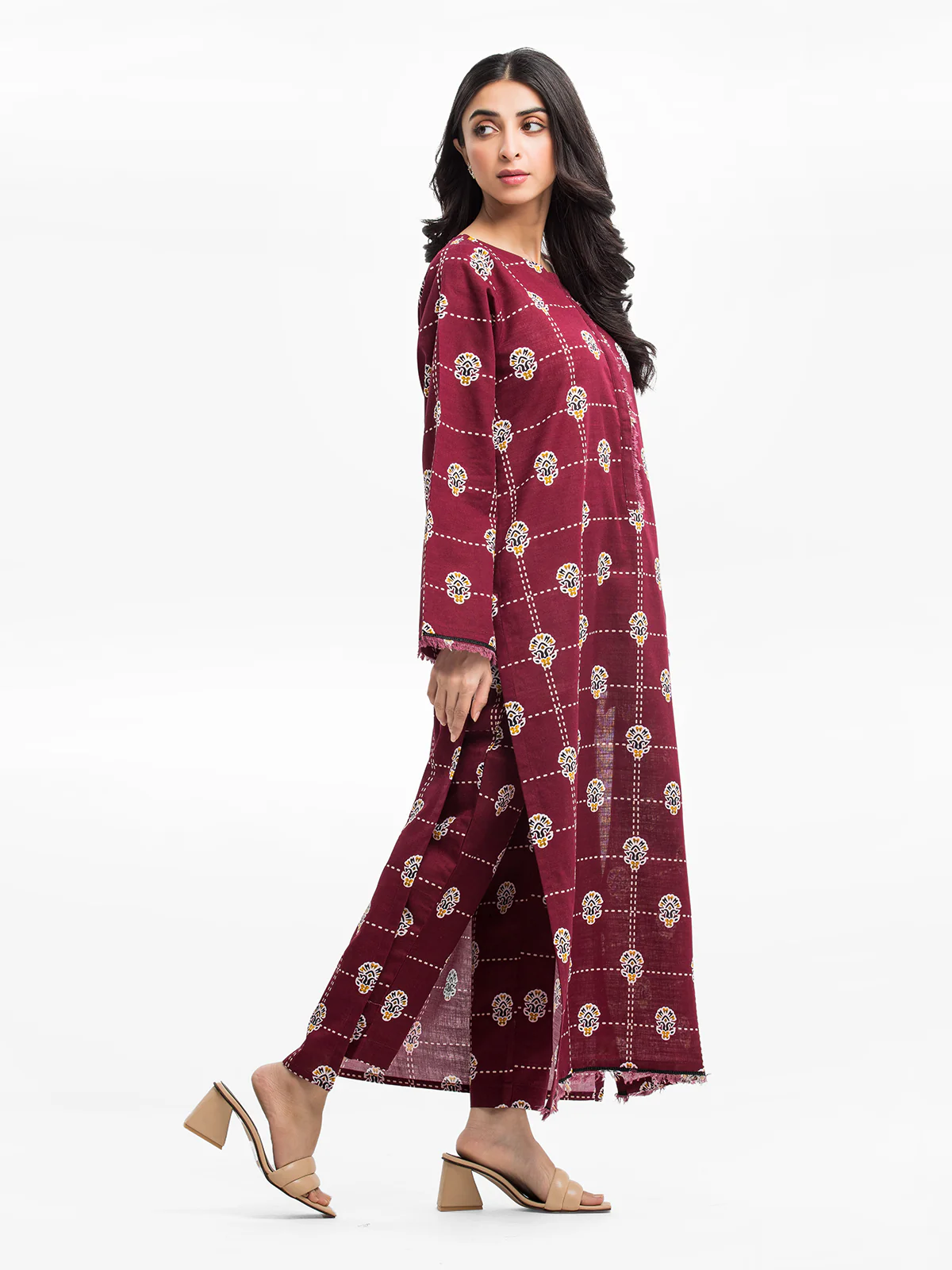 Pret Printed Khaddar Shirt Trouser - EWTKP24-69636ST - Image 3