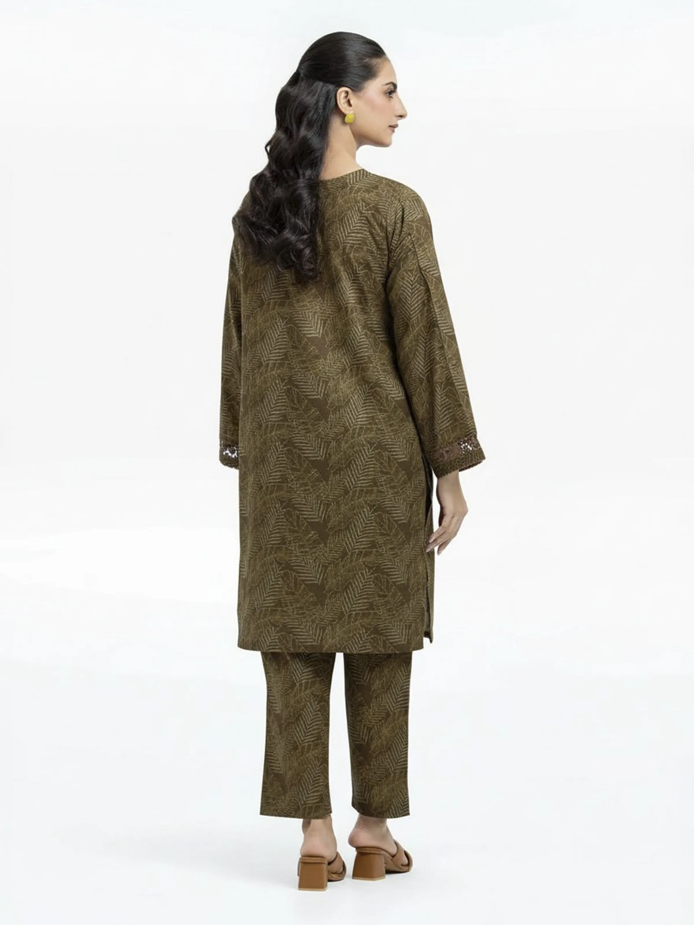 Pret Printed Khaddar Shirt Trouser - EWTKP24-81322ST - Image 4