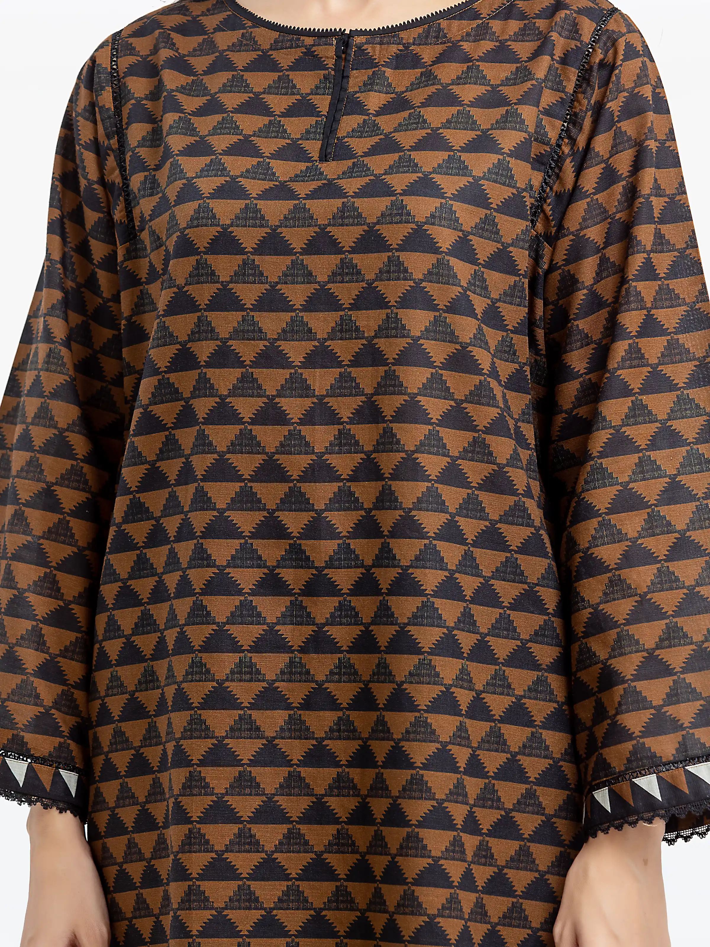 Pret Printed Khaddar Shirt Trouser - EWTKP24-81386ST - Image 3
