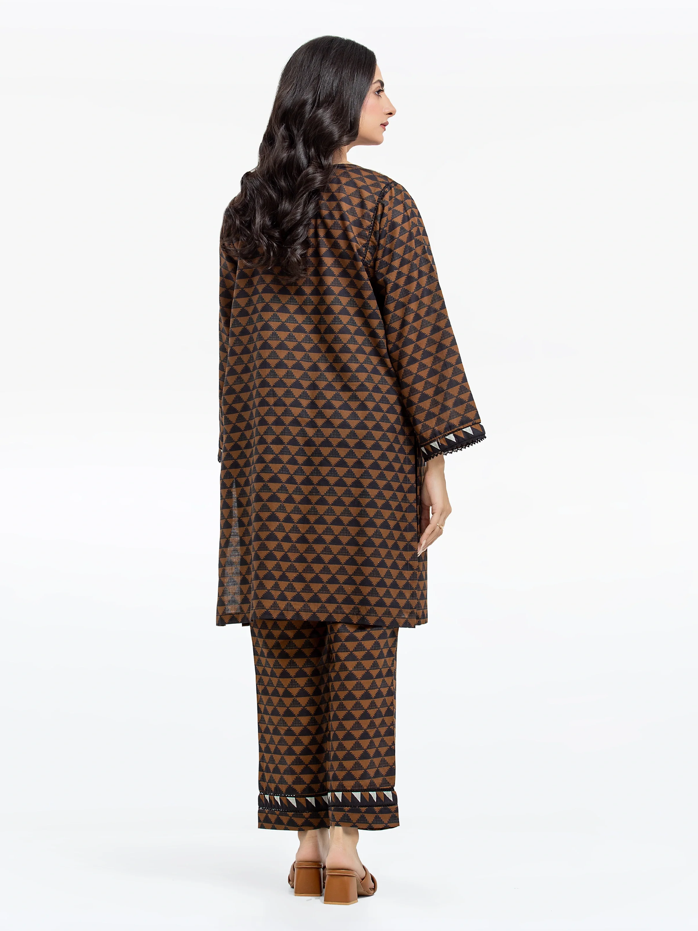 Pret Printed Khaddar Shirt Trouser - EWTKP24-81386ST - Image 7