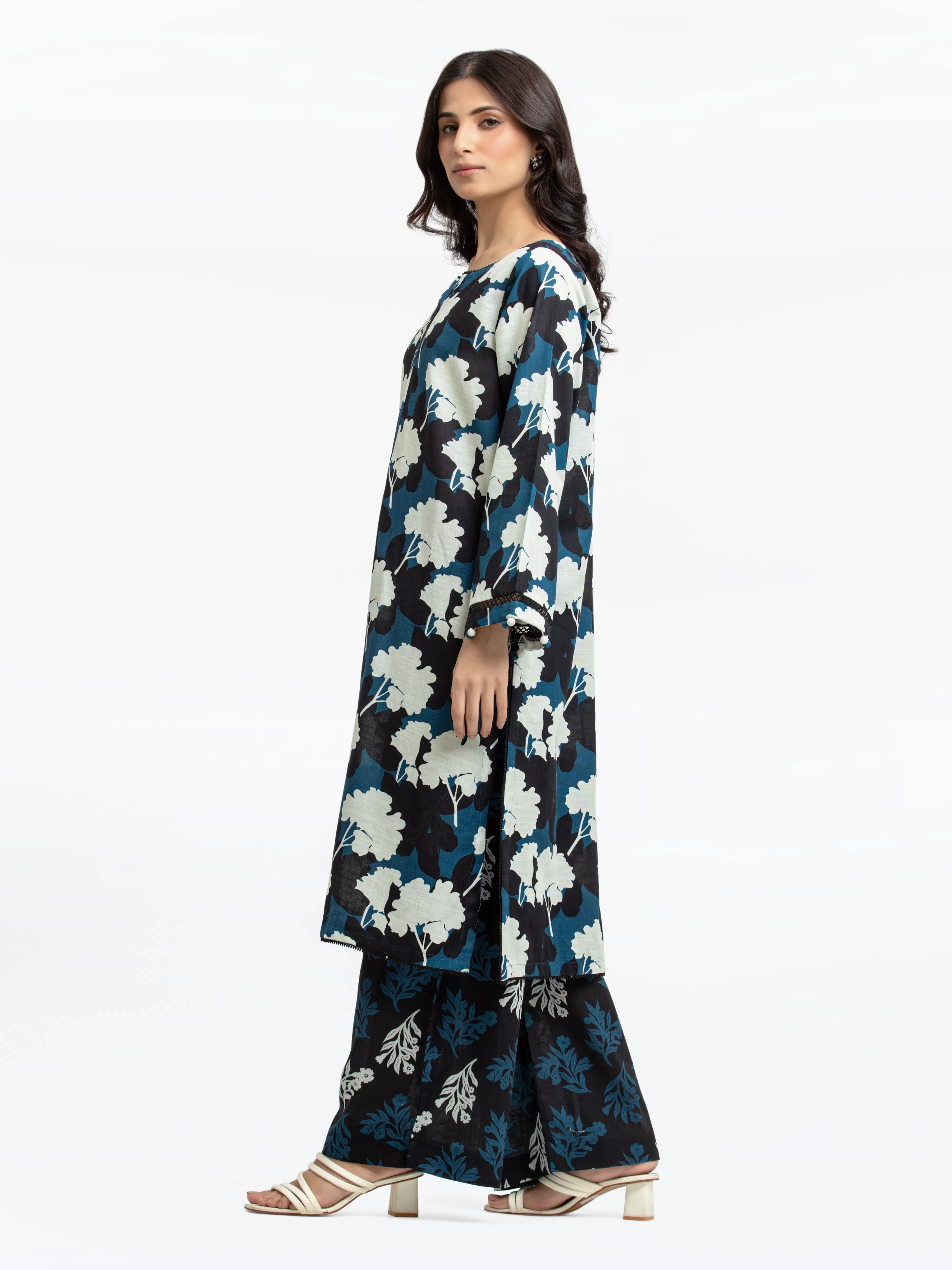Pret Printed Khaddar Shirt Trouser - EWTKP24-81388ST - Image 3