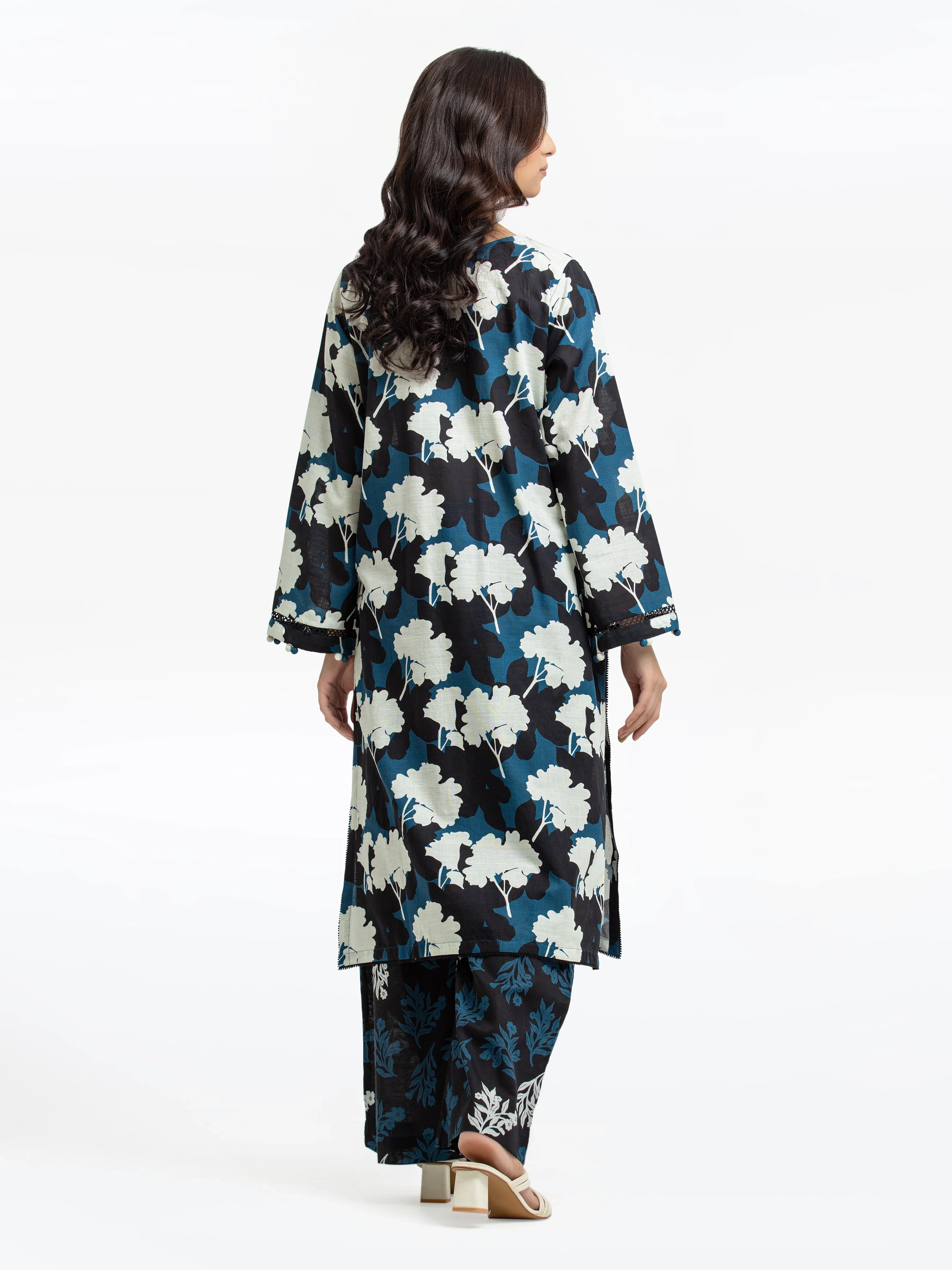 Pret Printed Khaddar Shirt Trouser - EWTKP24-81388ST - Image 4