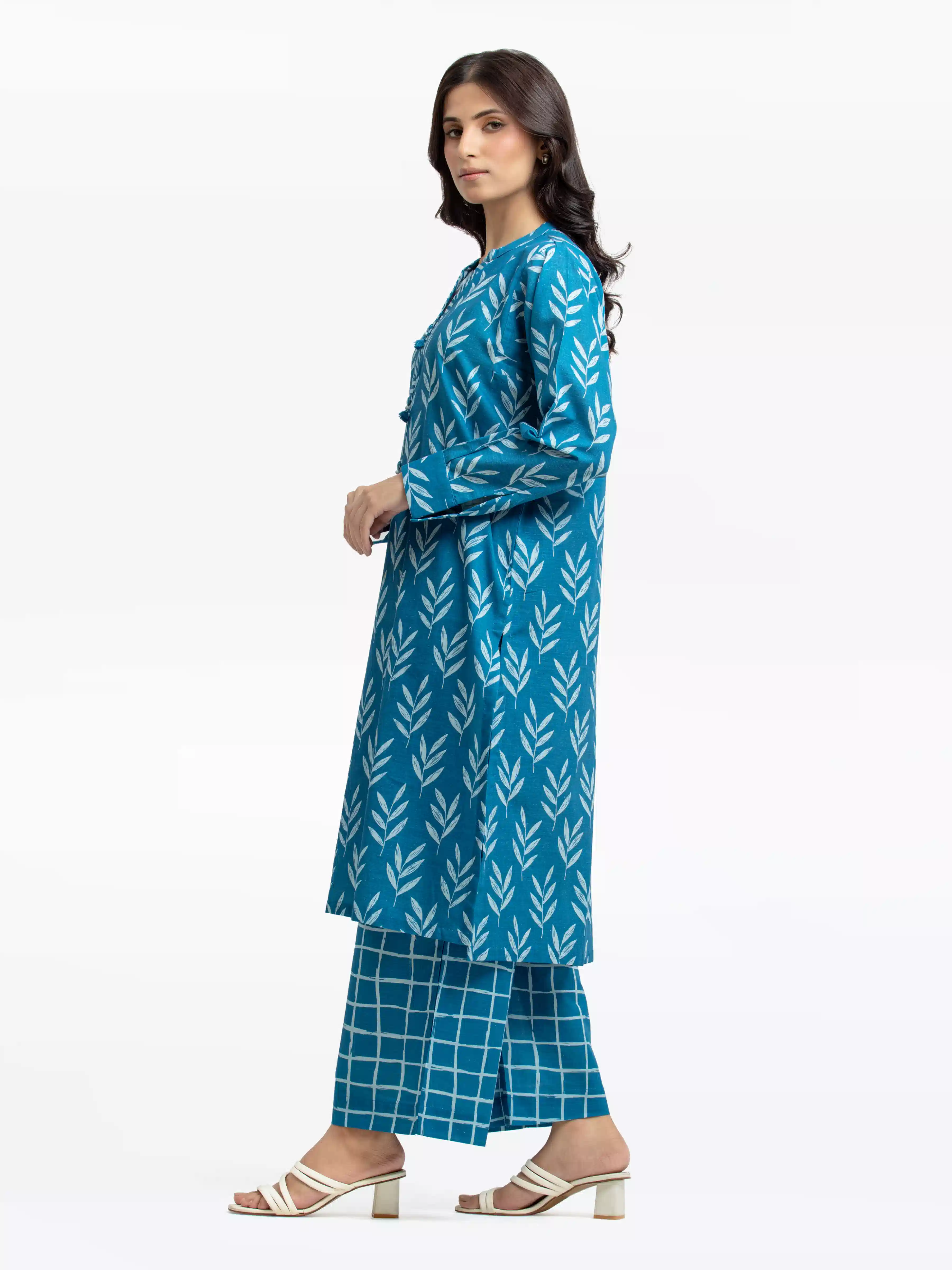 Pret Printed Khaddar Shirt Trouser - EWTKP24-81391ST - Image 3