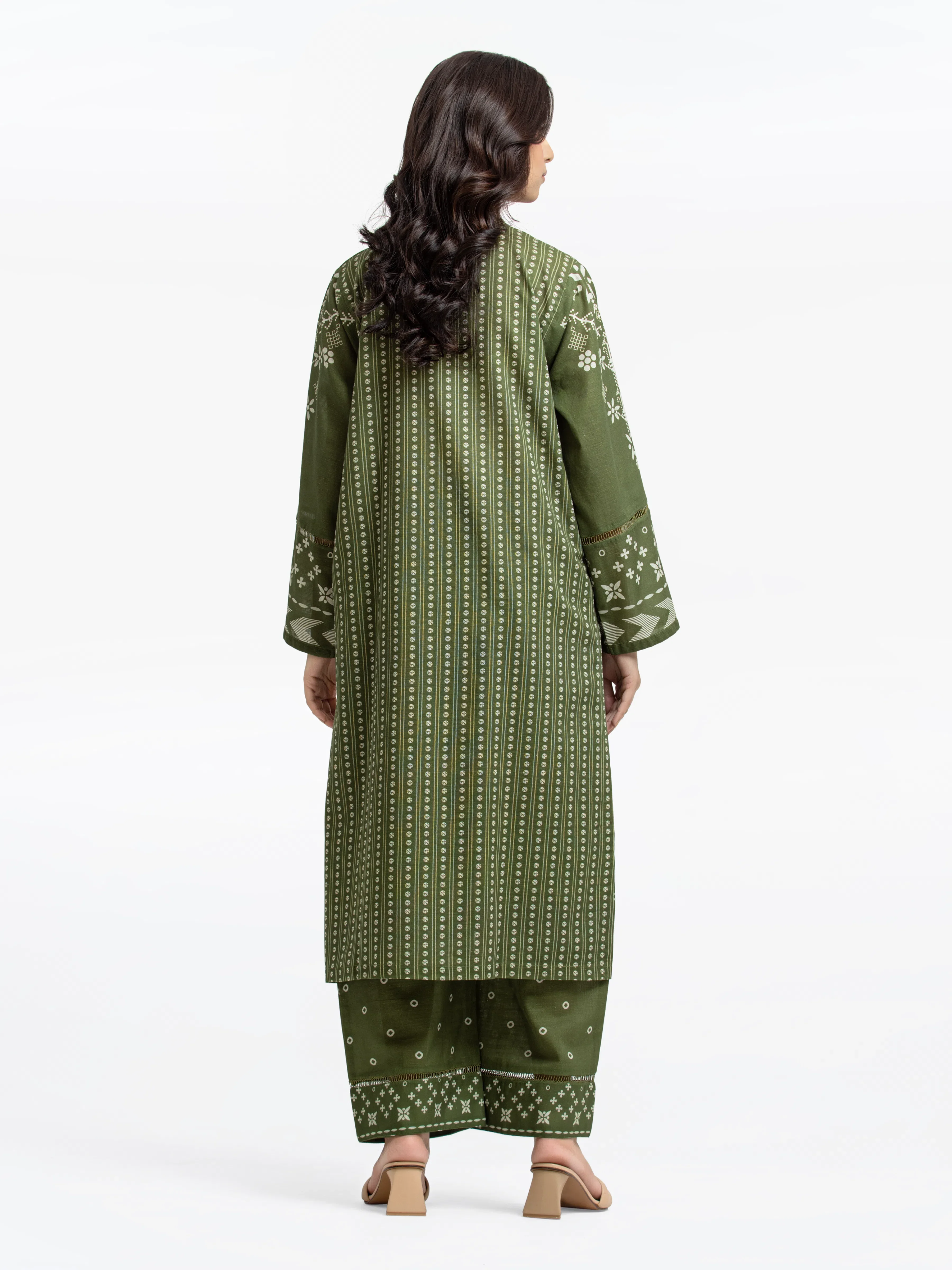 Pret Printed Khaddar Shirt Trouser - EWTKP24-81392ST - Image 4