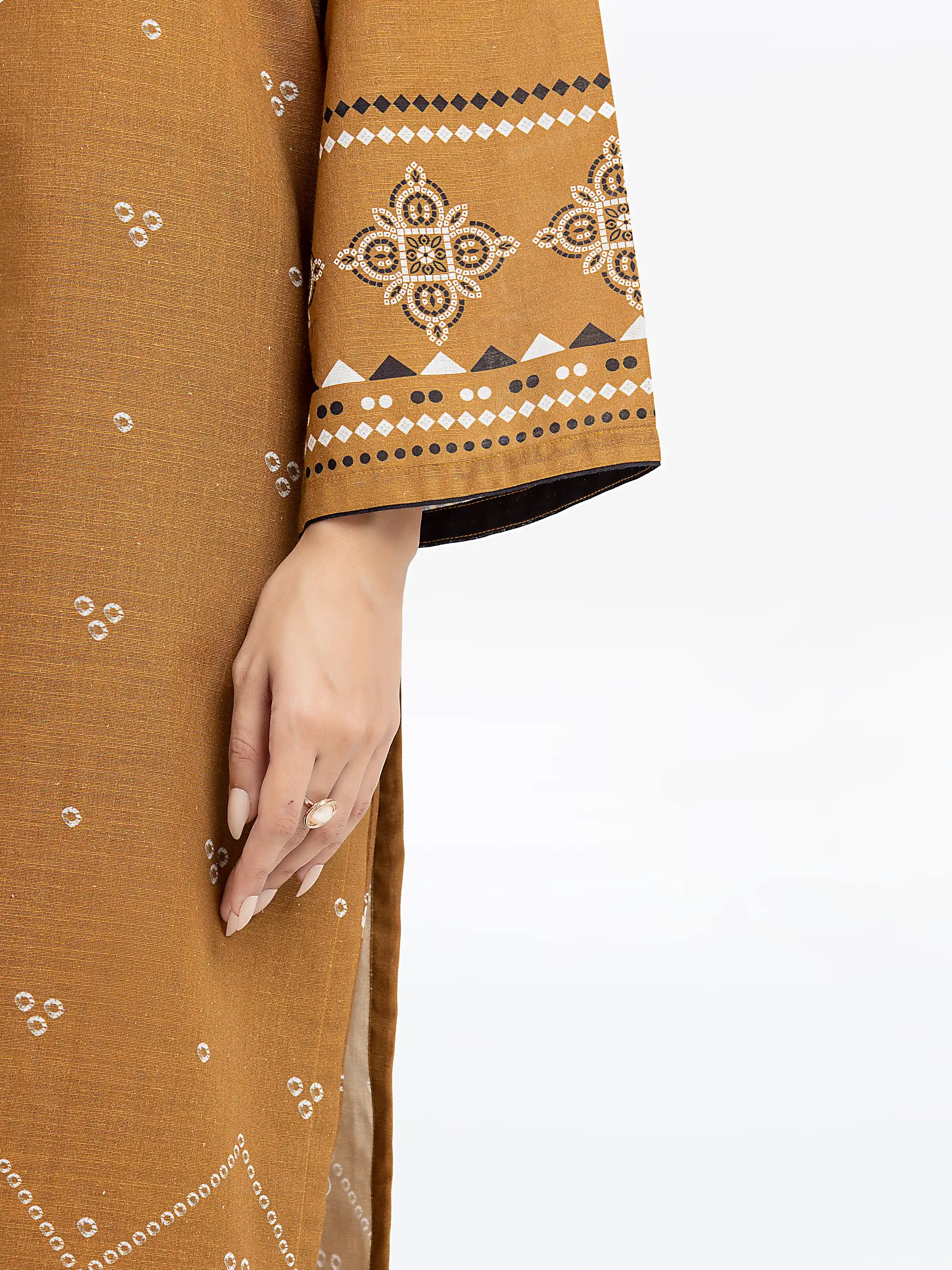 Pret Printed Khaddar Shirt Trouser - EWTKP24-81393ST - Image 4