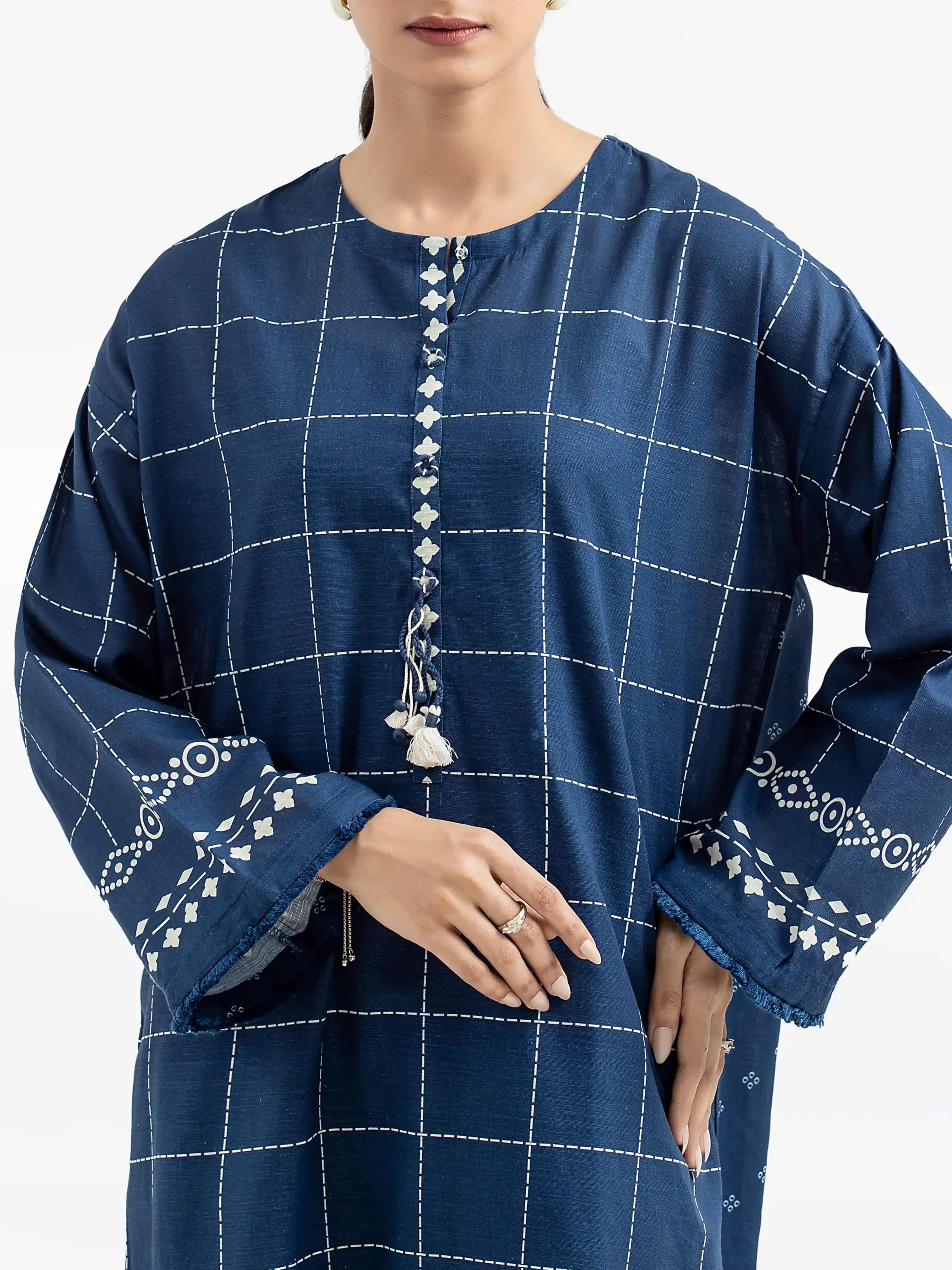 Pret Printed Khaddar Shirt Trouser - EWTKP24-81395ST - Image 2