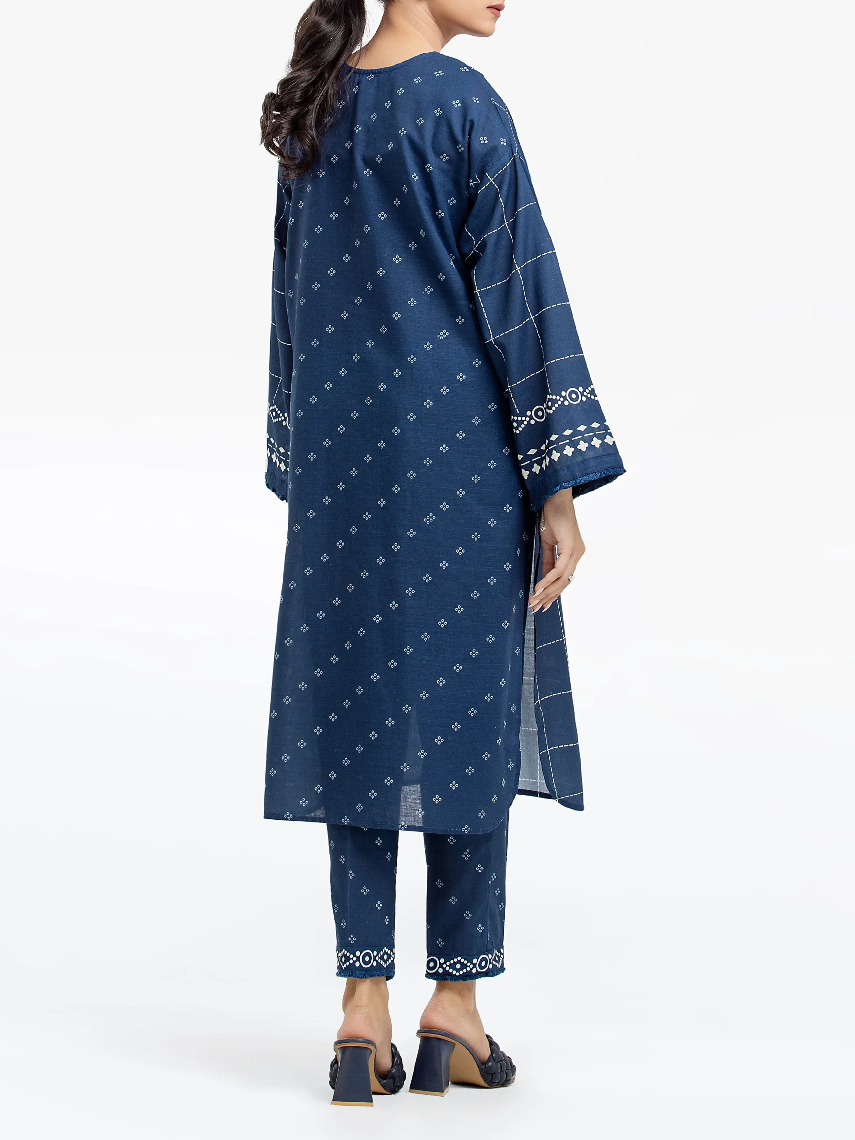 Pret Printed Khaddar Shirt Trouser - EWTKP24-81395ST - Image 6