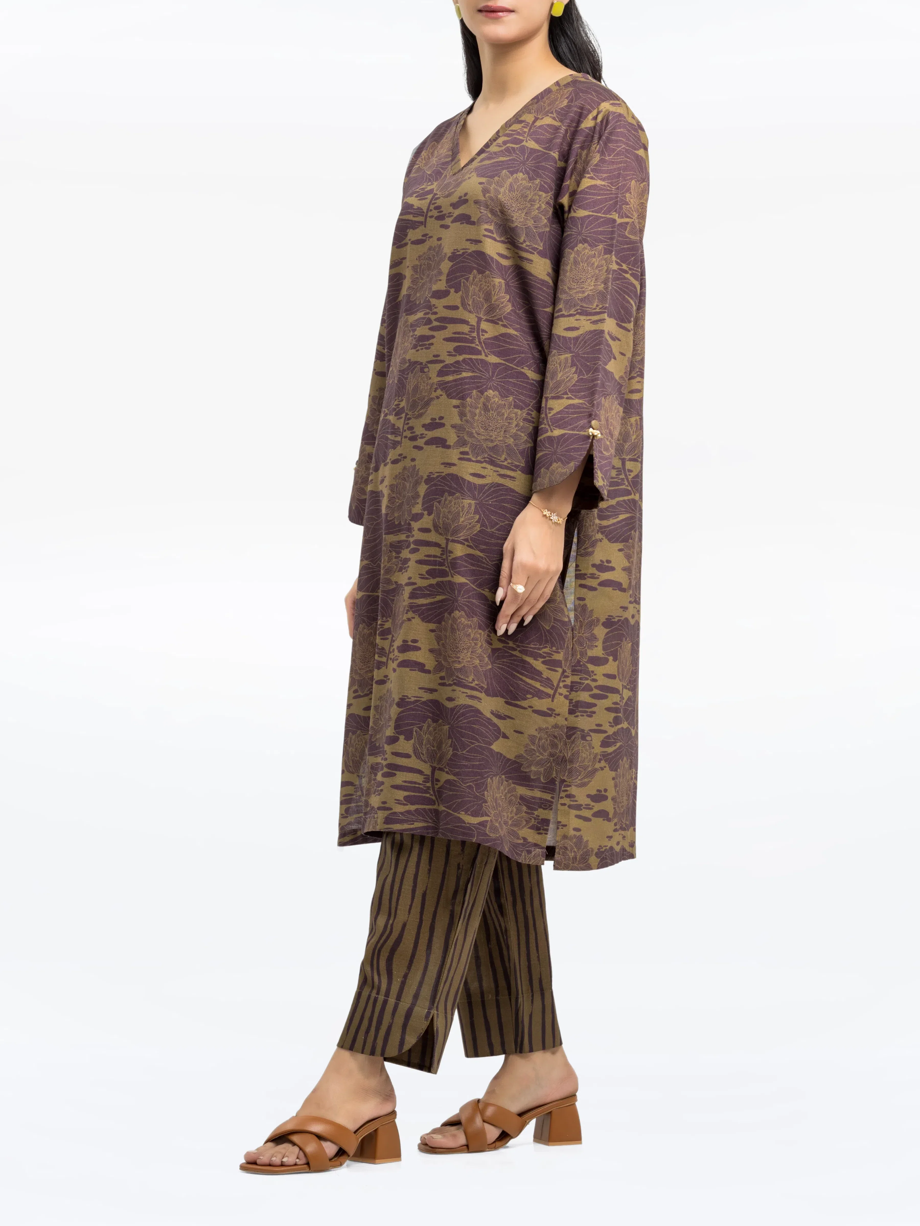 Pret Printed Khaddar Co-Ord Set - EWTKP24-81408ST - Image 4