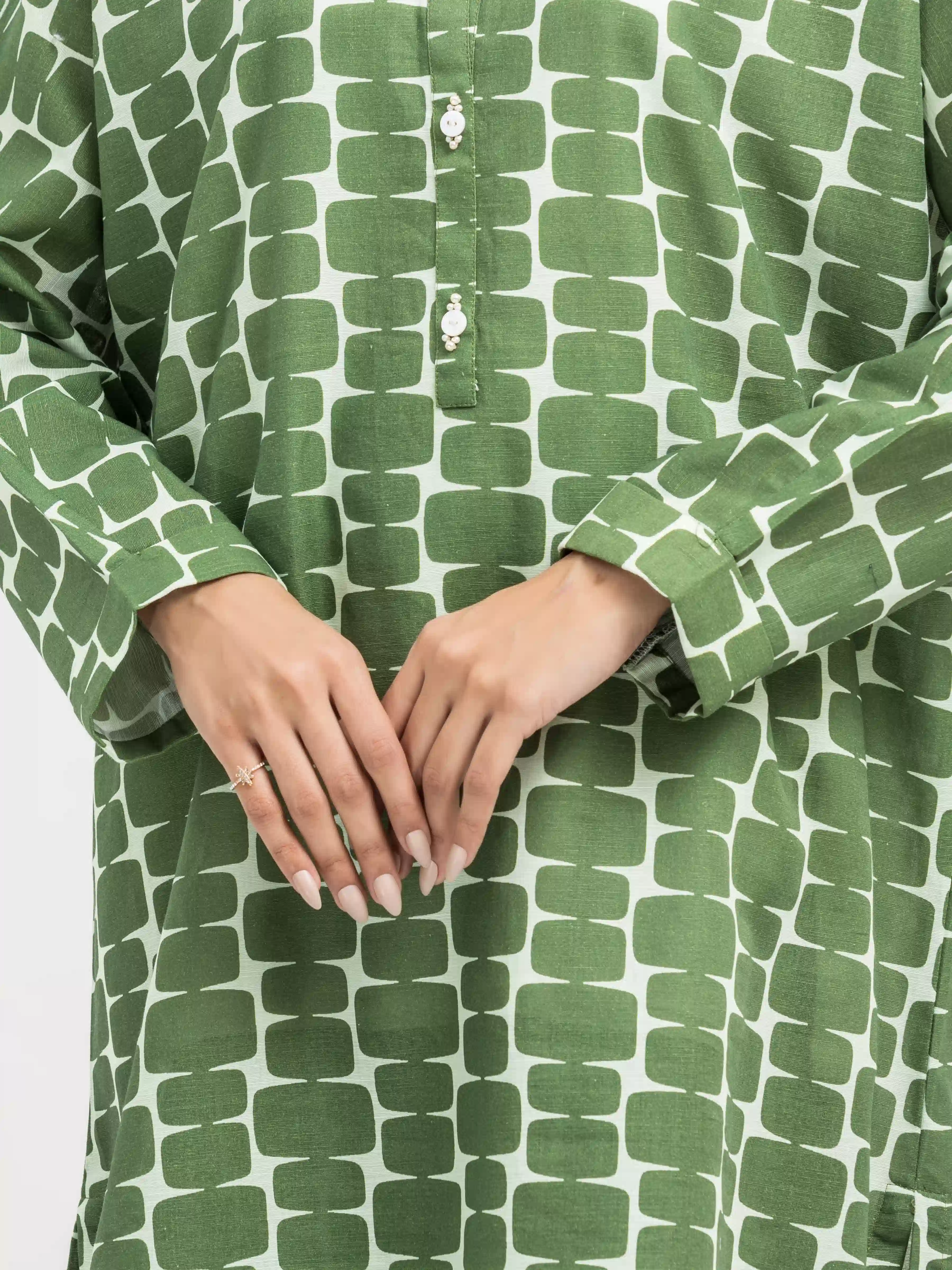 Pret Printed Khaddar Co-ord Set - EWTKP24-81412ST - Image 4