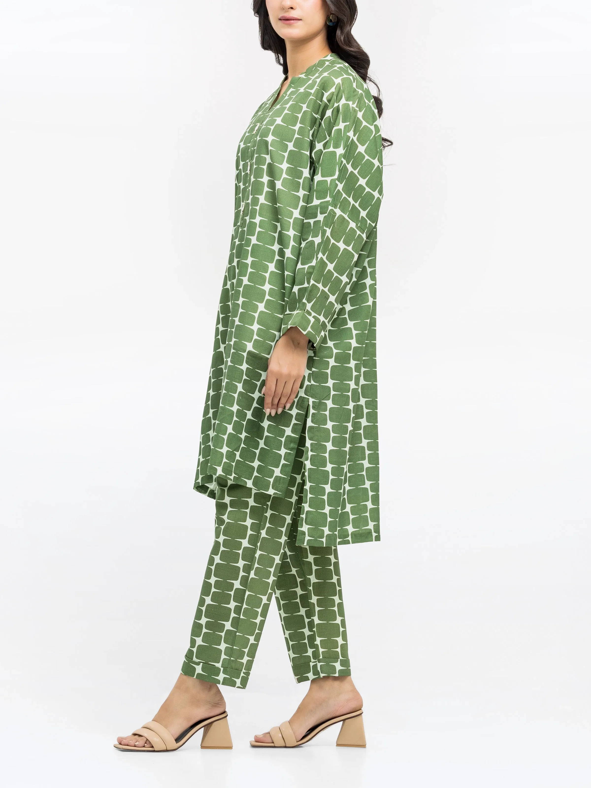 Pret Printed Khaddar Co-ord Set - EWTKP24-81412ST - Image 5