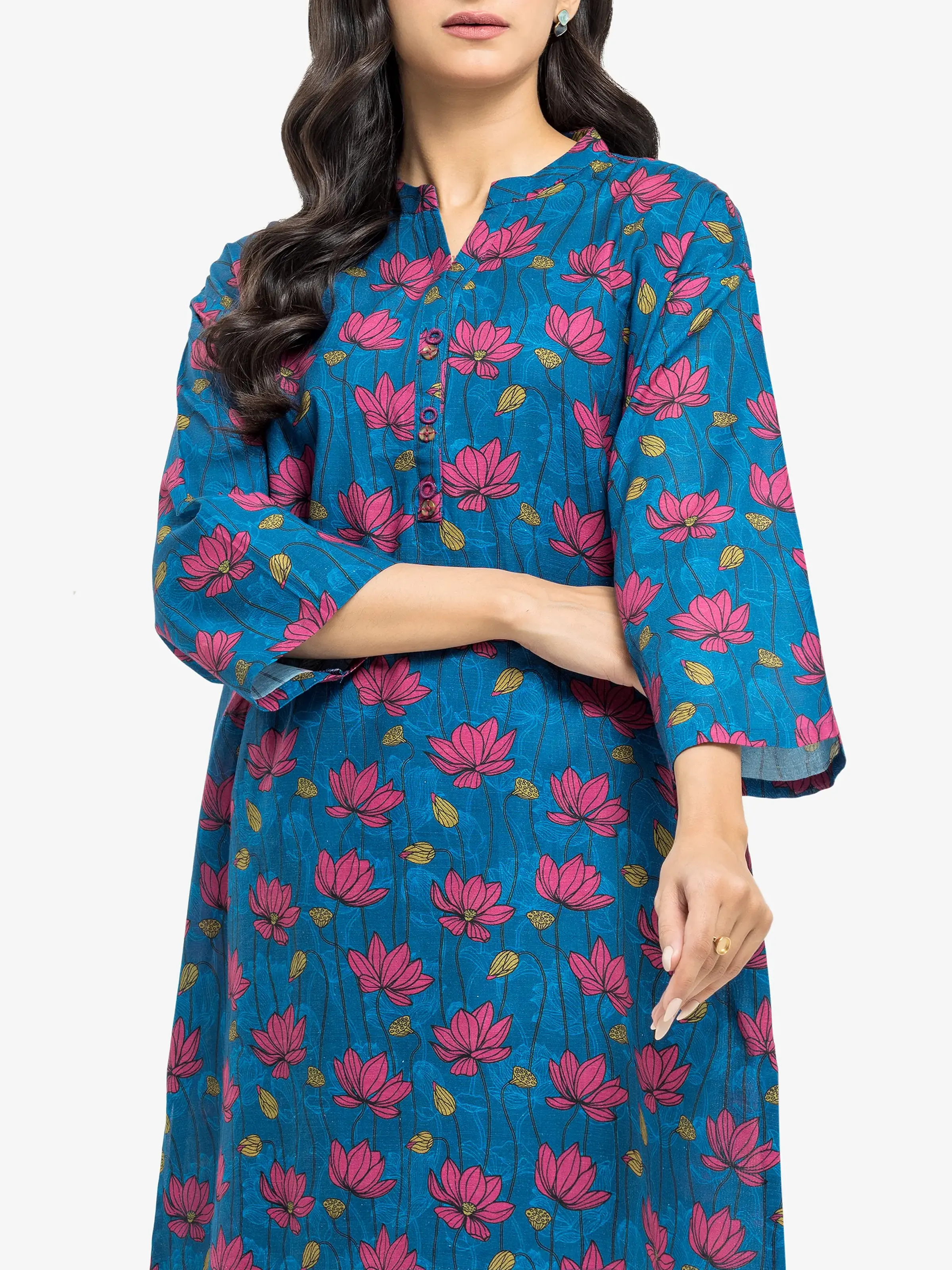 Pret Printed Khaddar Co-ord Set - EWTKP24-81414ST - Image 2