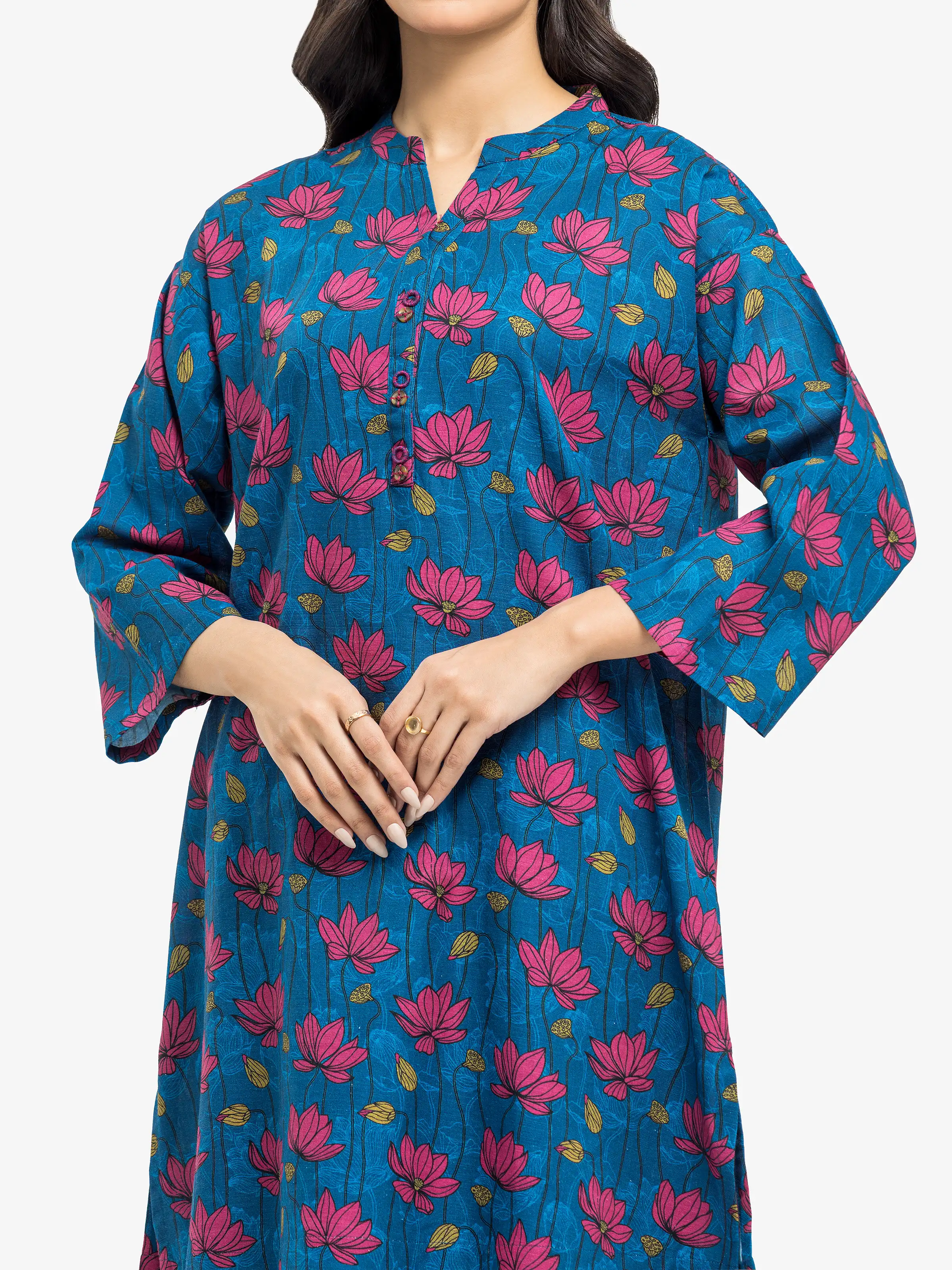 Pret Printed Khaddar Co-ord Set - EWTKP24-81414ST - Image 3