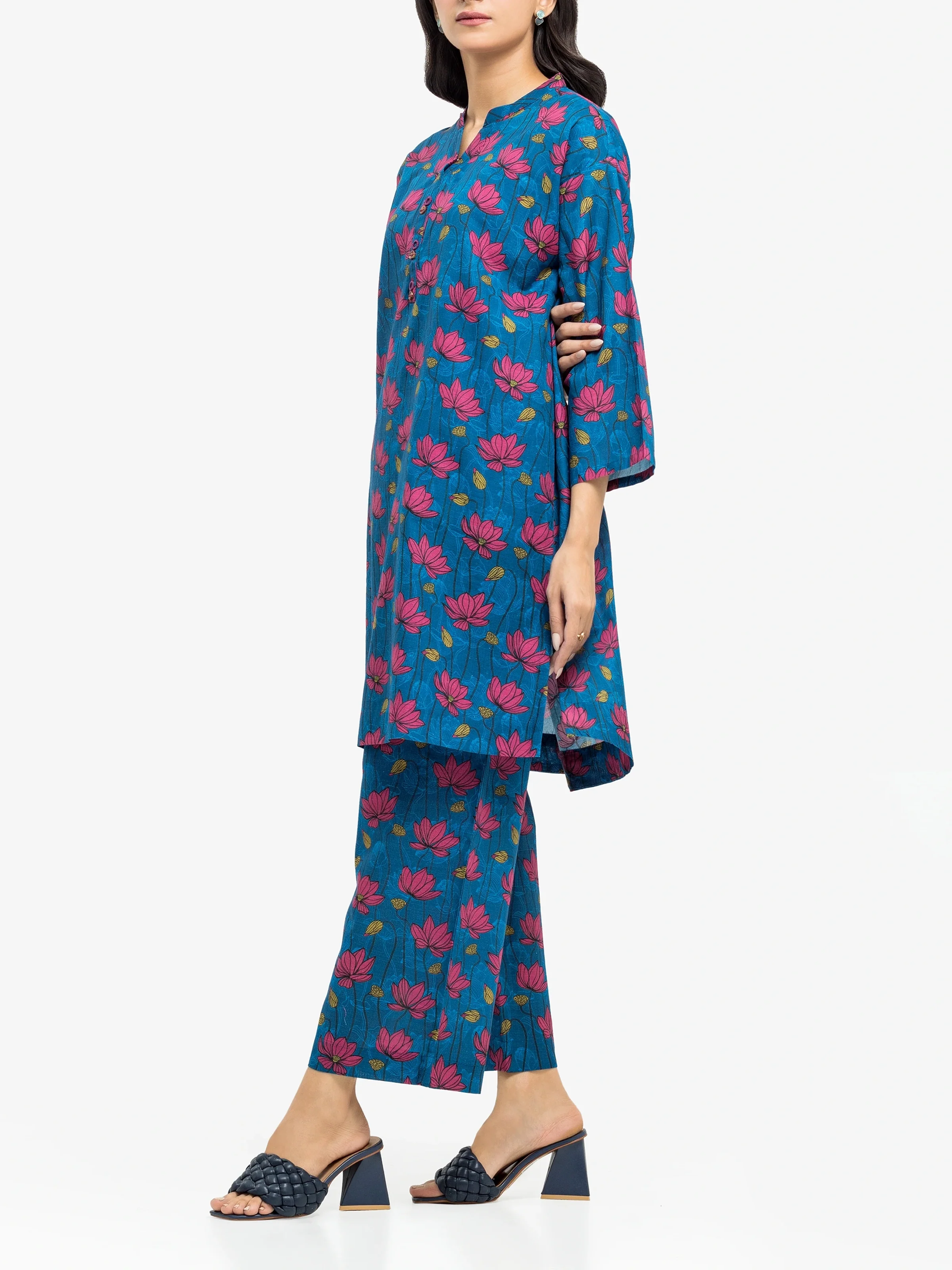 Pret Printed Khaddar Co-ord Set - EWTKP24-81414ST - Image 4