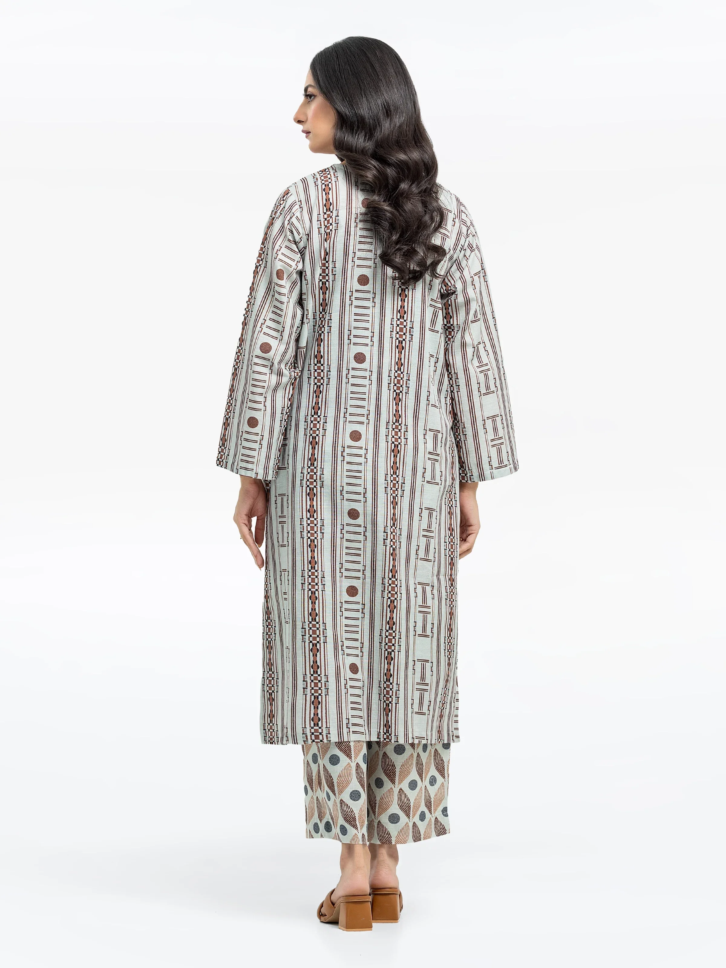 Pret Printed Khaddar Shirt Trouser - EWTKP24-81415ST - Image 5