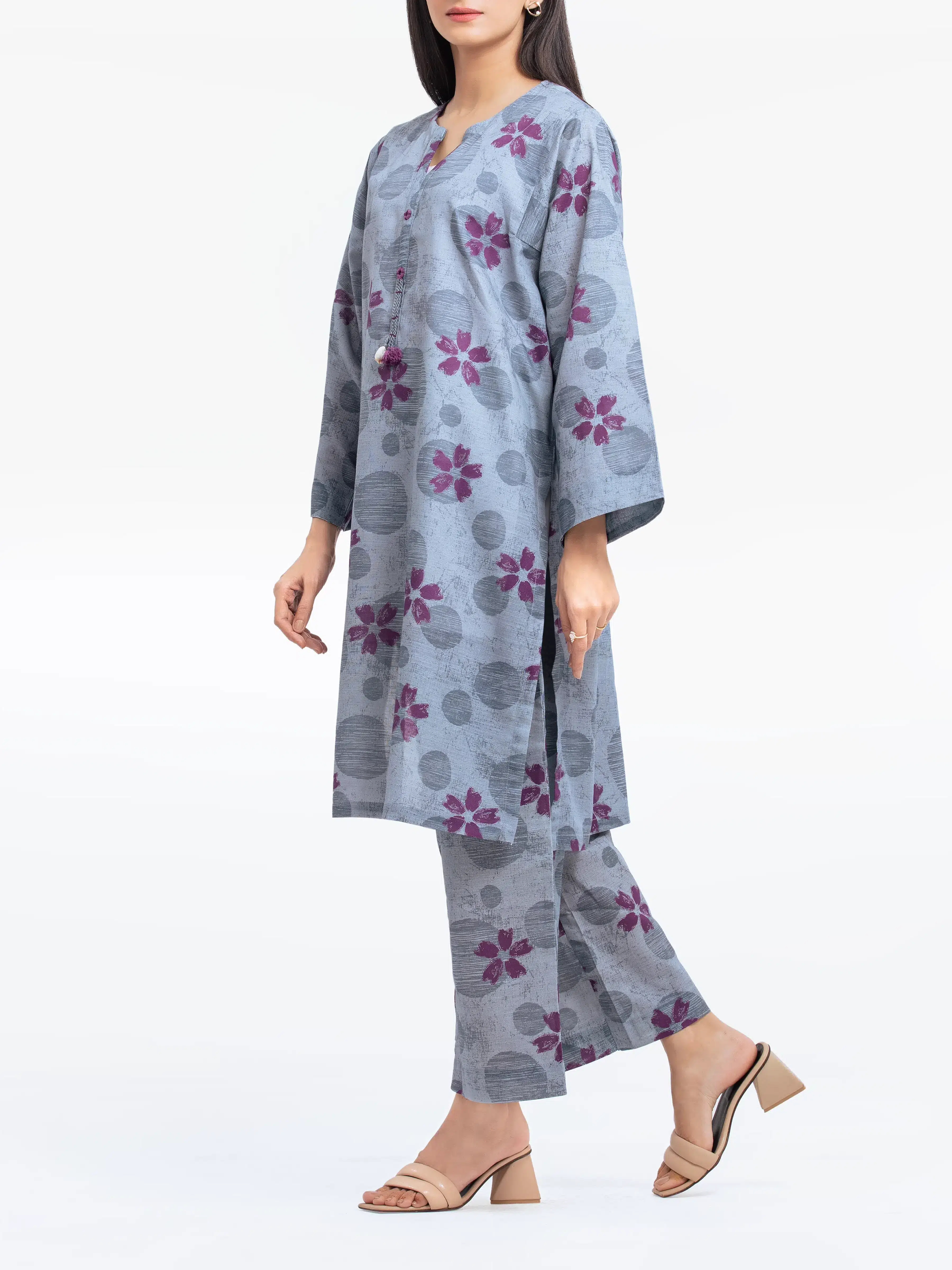Pret Printed Khaddar Co-ord Set - EWTKP24-81418ST - Image 5