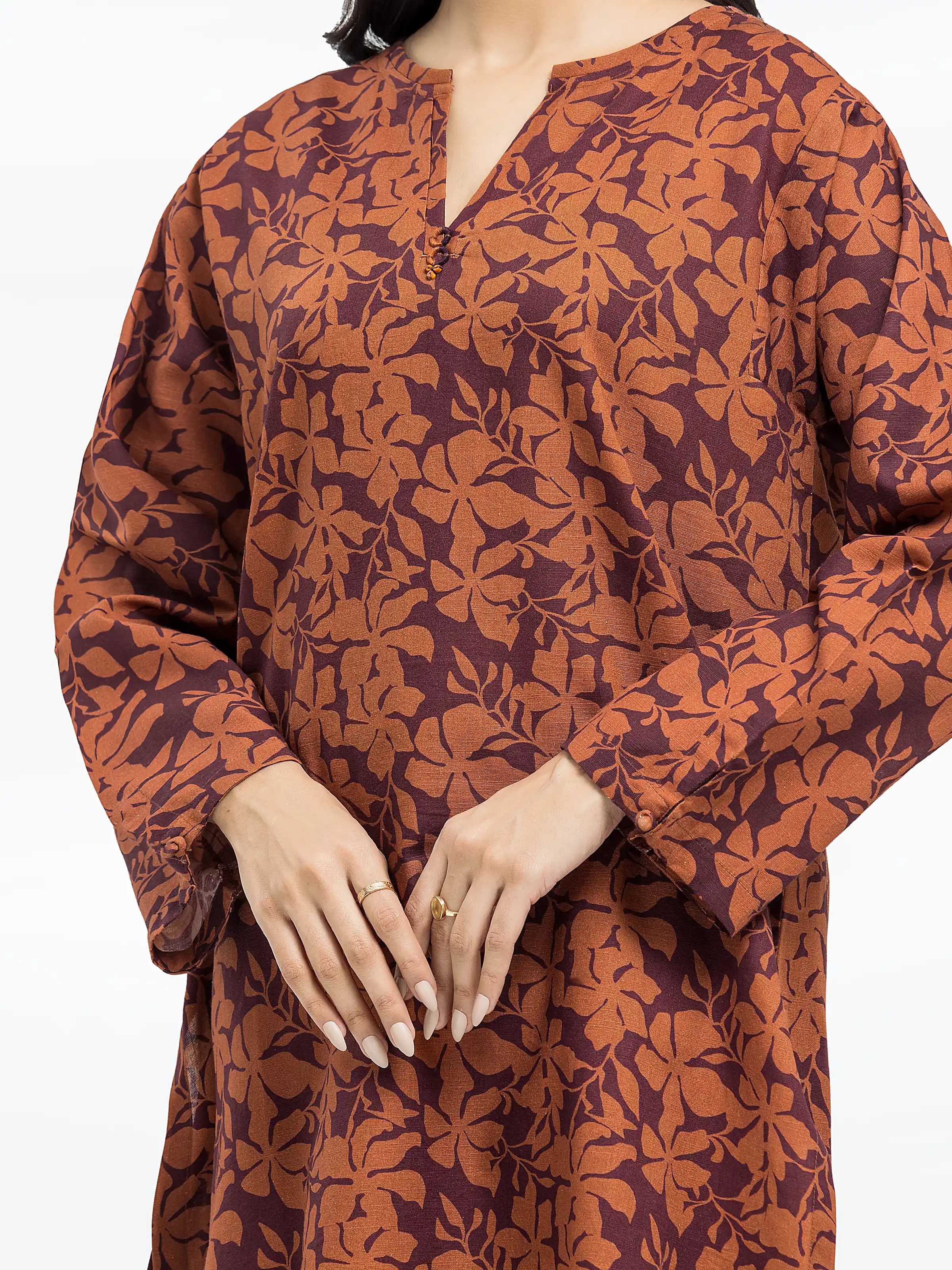Pret Printed Khaddar Co-Ord Set - EWTKP24-81420ST - Image 3