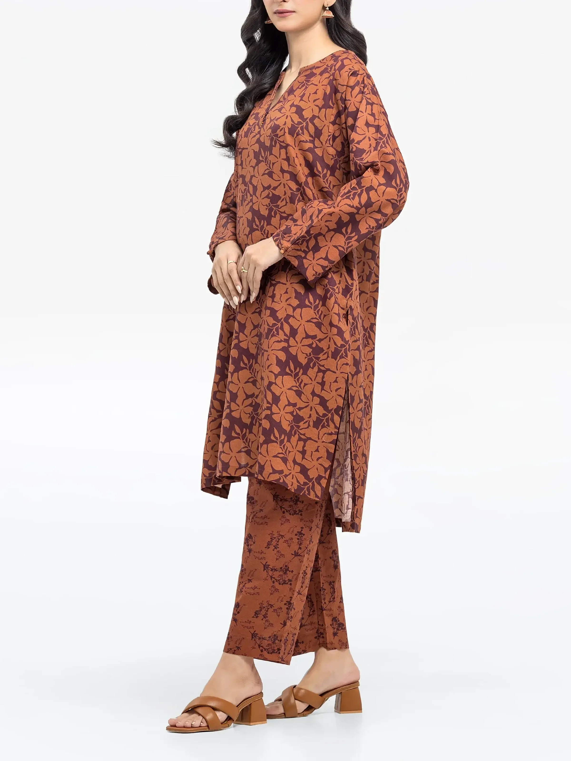 Pret Printed Khaddar Co-Ord Set - EWTKP24-81420ST - Image 5