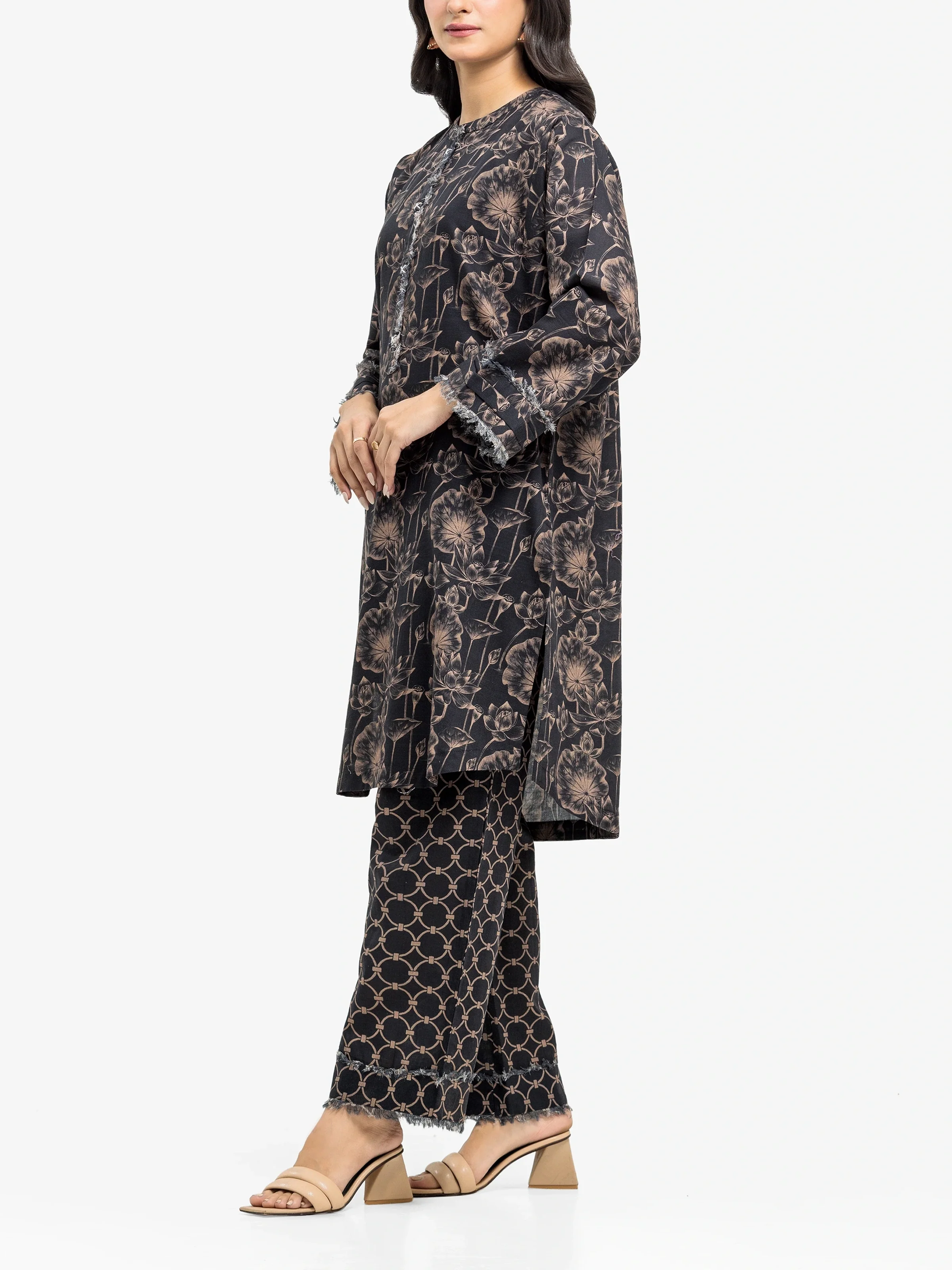 Pret Printed Khaddar Co-ord Set - EWTKP24-81424ST - Image 4