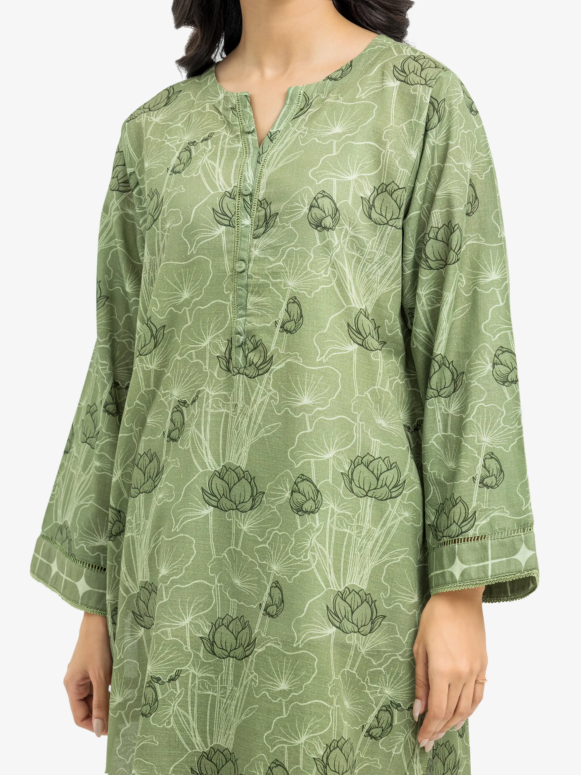 Pret Printed Khaddar Shirt Trouser - EWTKP24-81425ST - Image 3