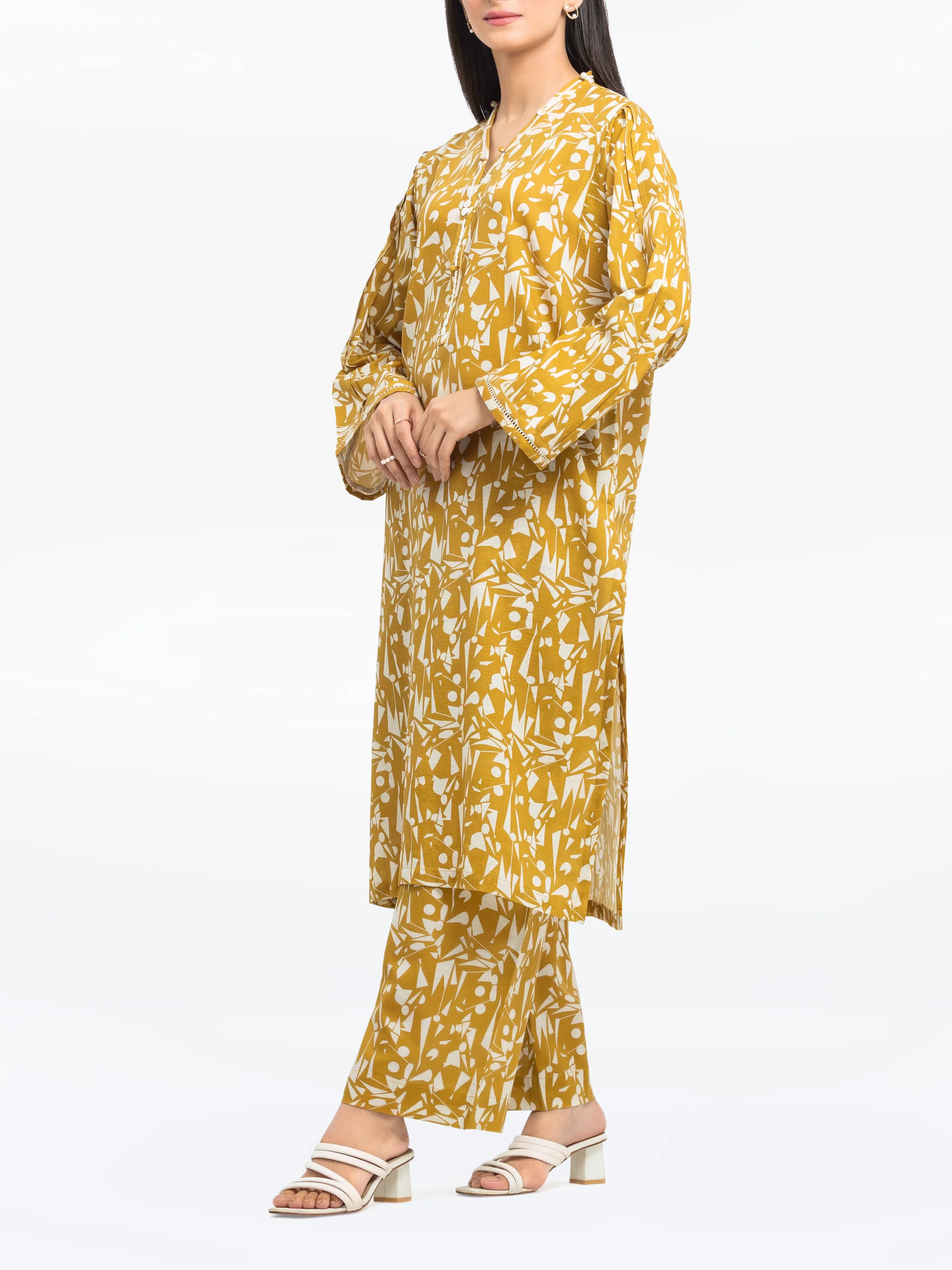 Pret Printed Khaddar Co-ord Set - EWTKP24-81499ST - Image 4