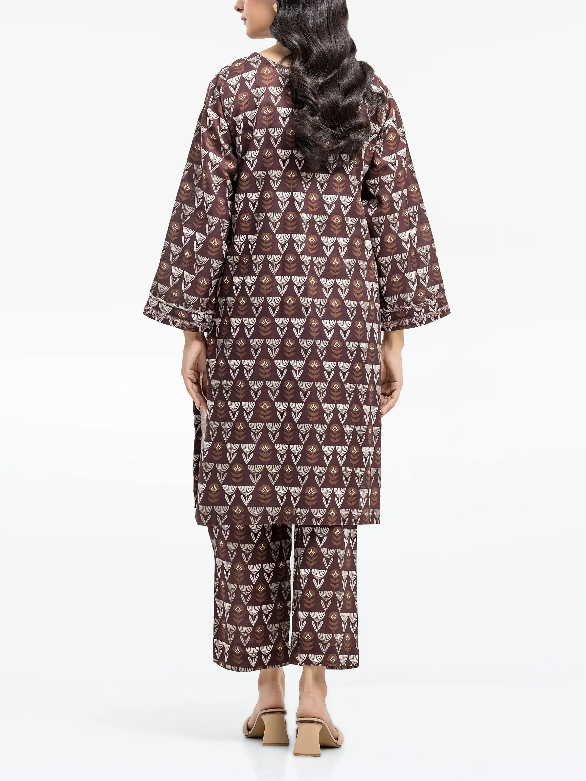 Pret Printed Khaddar Co-ord Set - EWTKP24-81500ST - Image 5