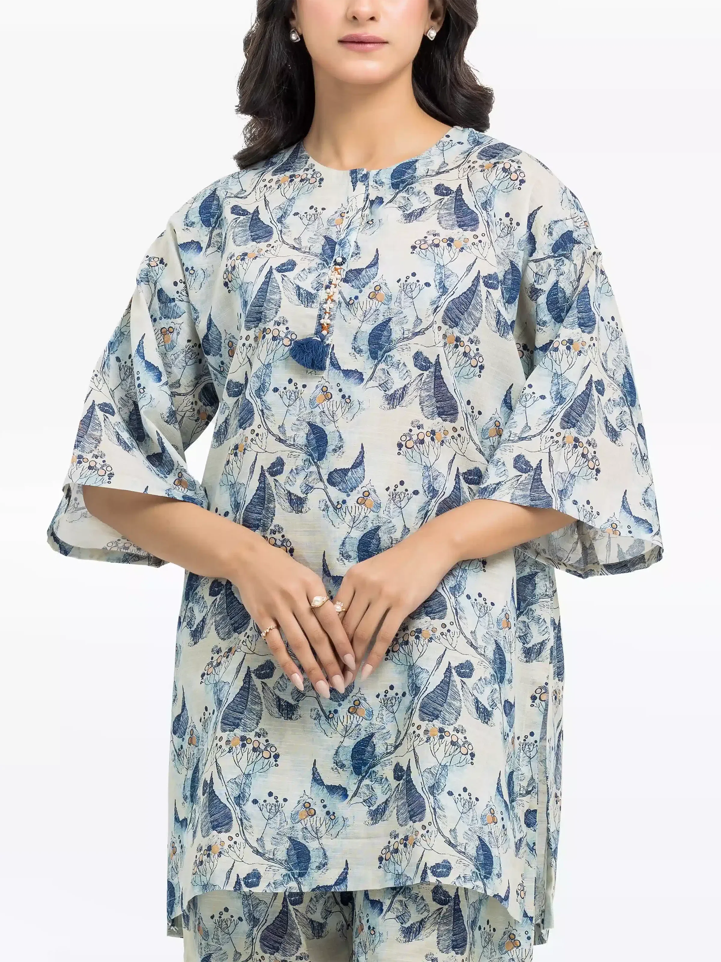 Pret Printed Khaddar Co-ord Set - EWTKP24-81501ST - Image 2