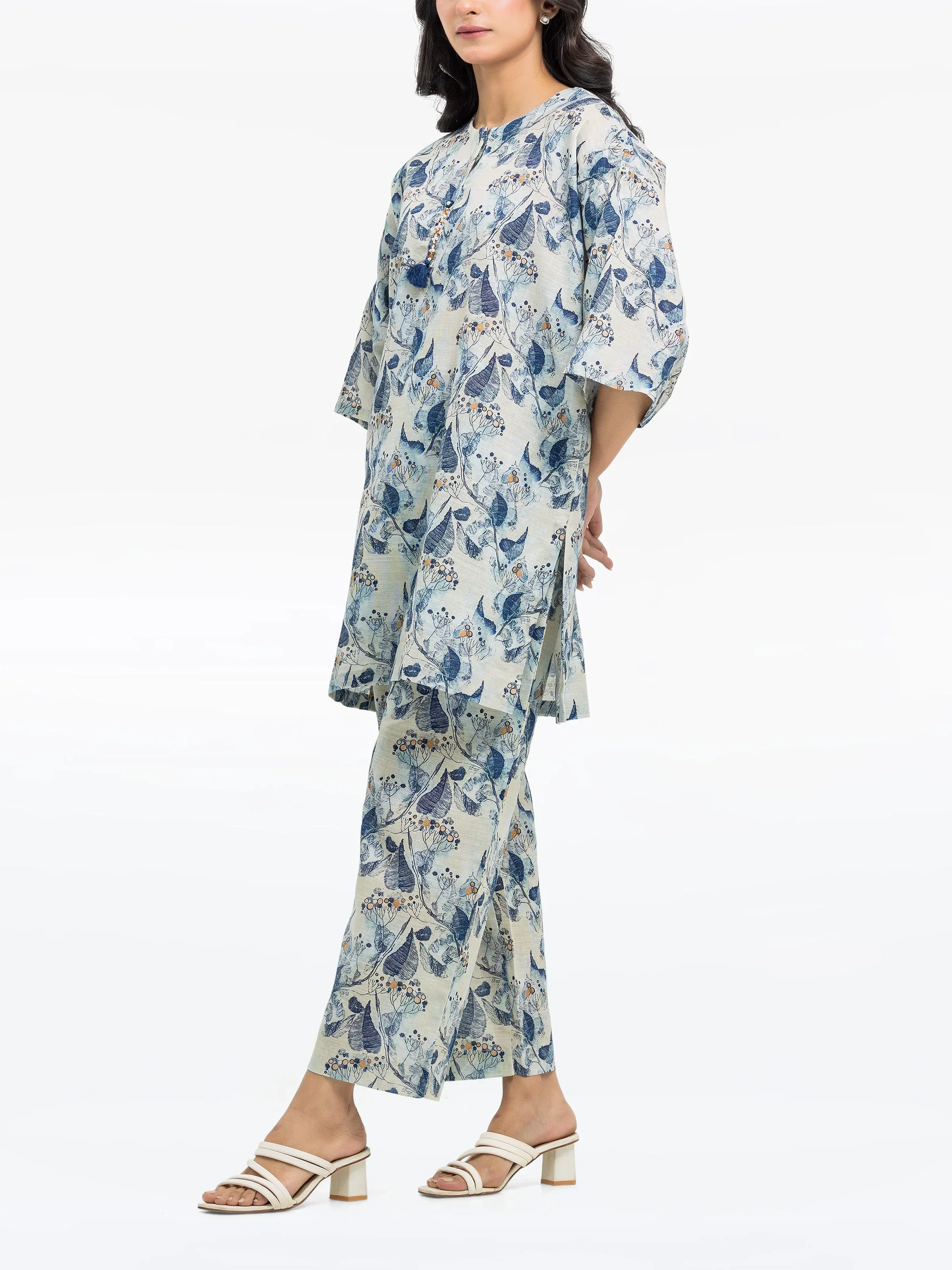 Pret Printed Khaddar Co-ord Set - EWTKP24-81501ST - Image 5