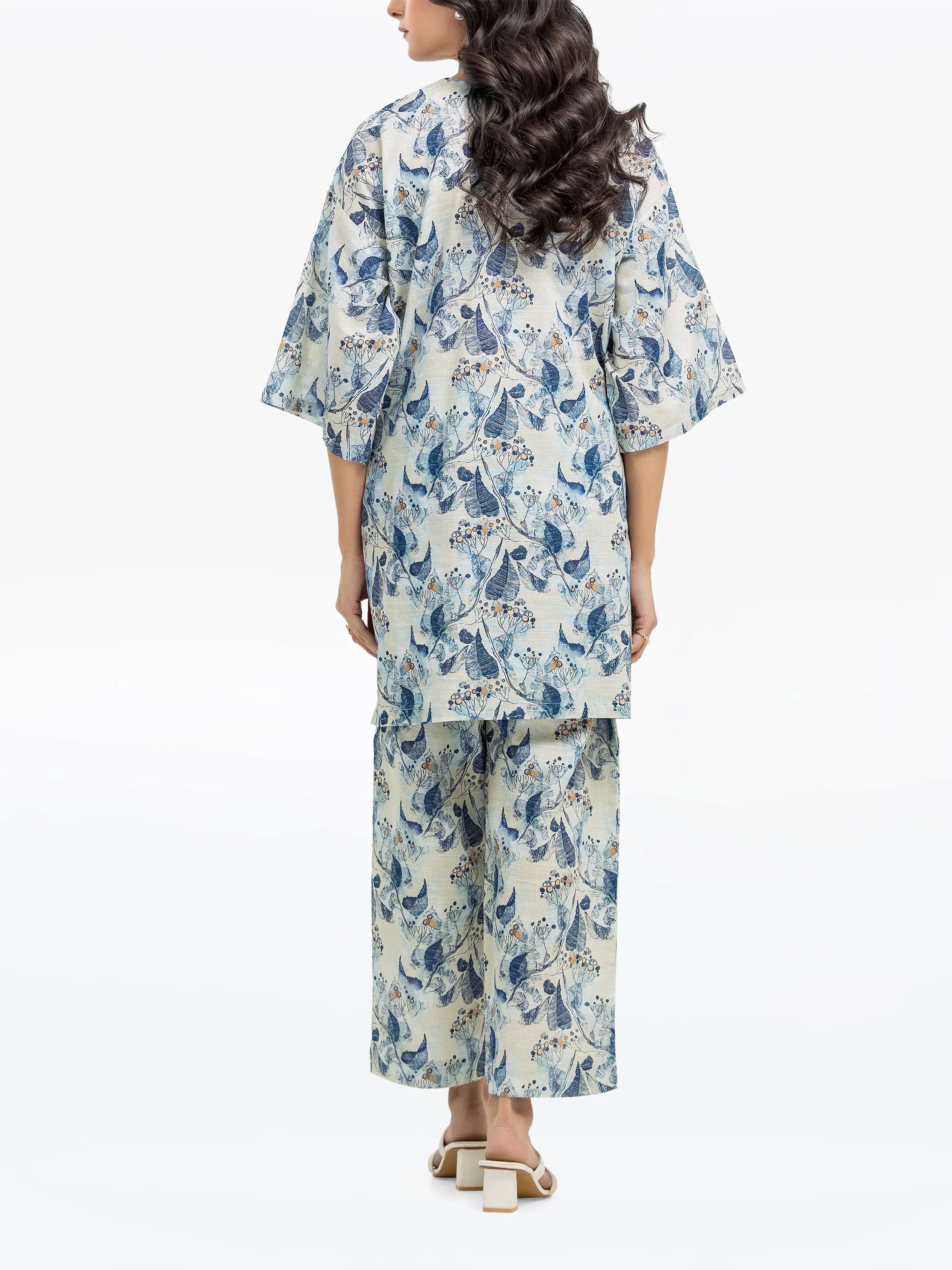 Pret Printed Khaddar Co-ord Set - EWTKP24-81501ST - Image 6