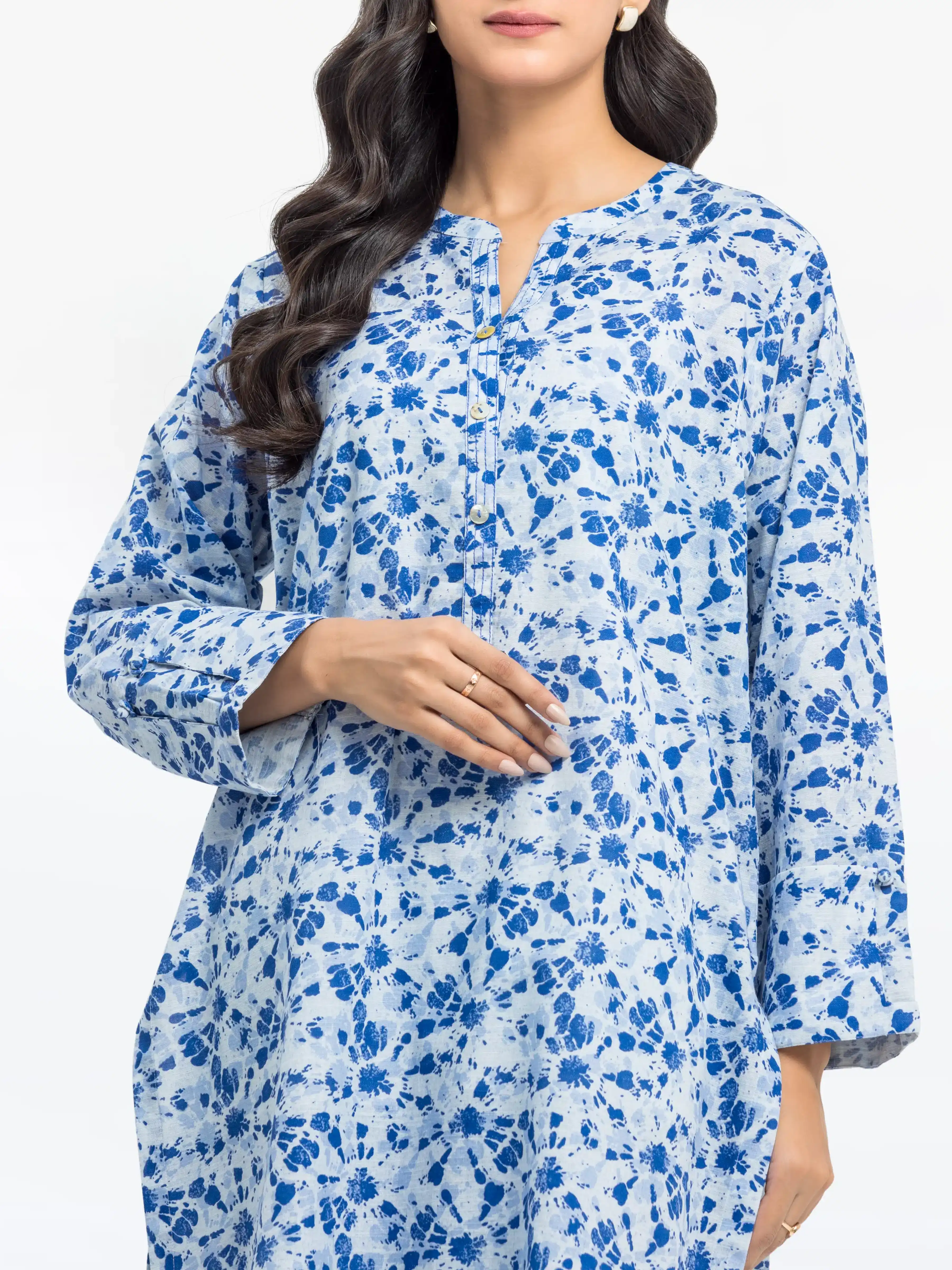 Pret Printed Khaddar Co-ord Set - EWTKP24-81502ST - Image 2